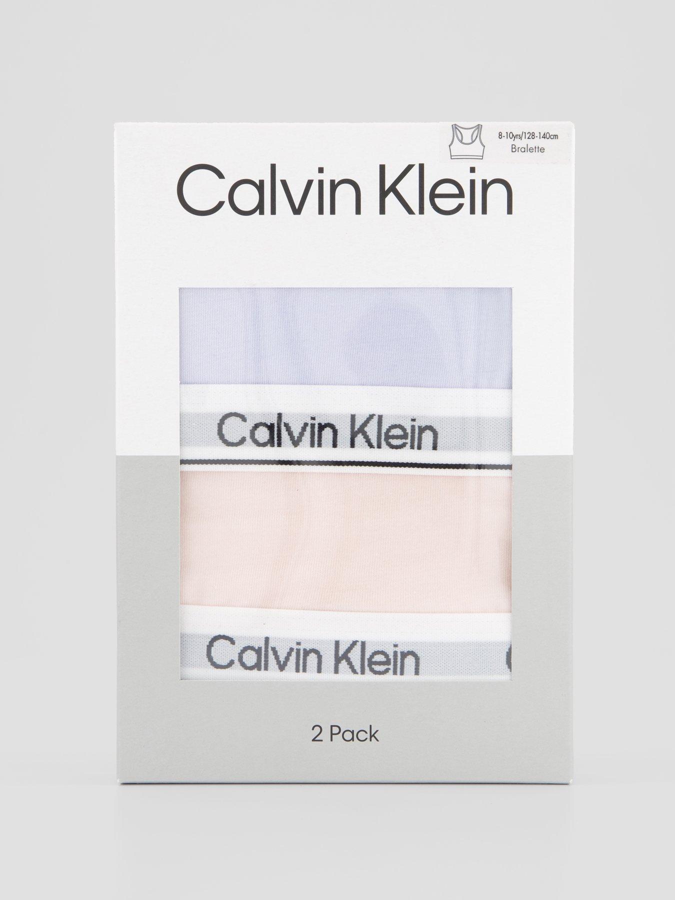 Image 5 of 5 of Calvin Klein Girls 2 Pack Modern Cotton Bralette - Multi