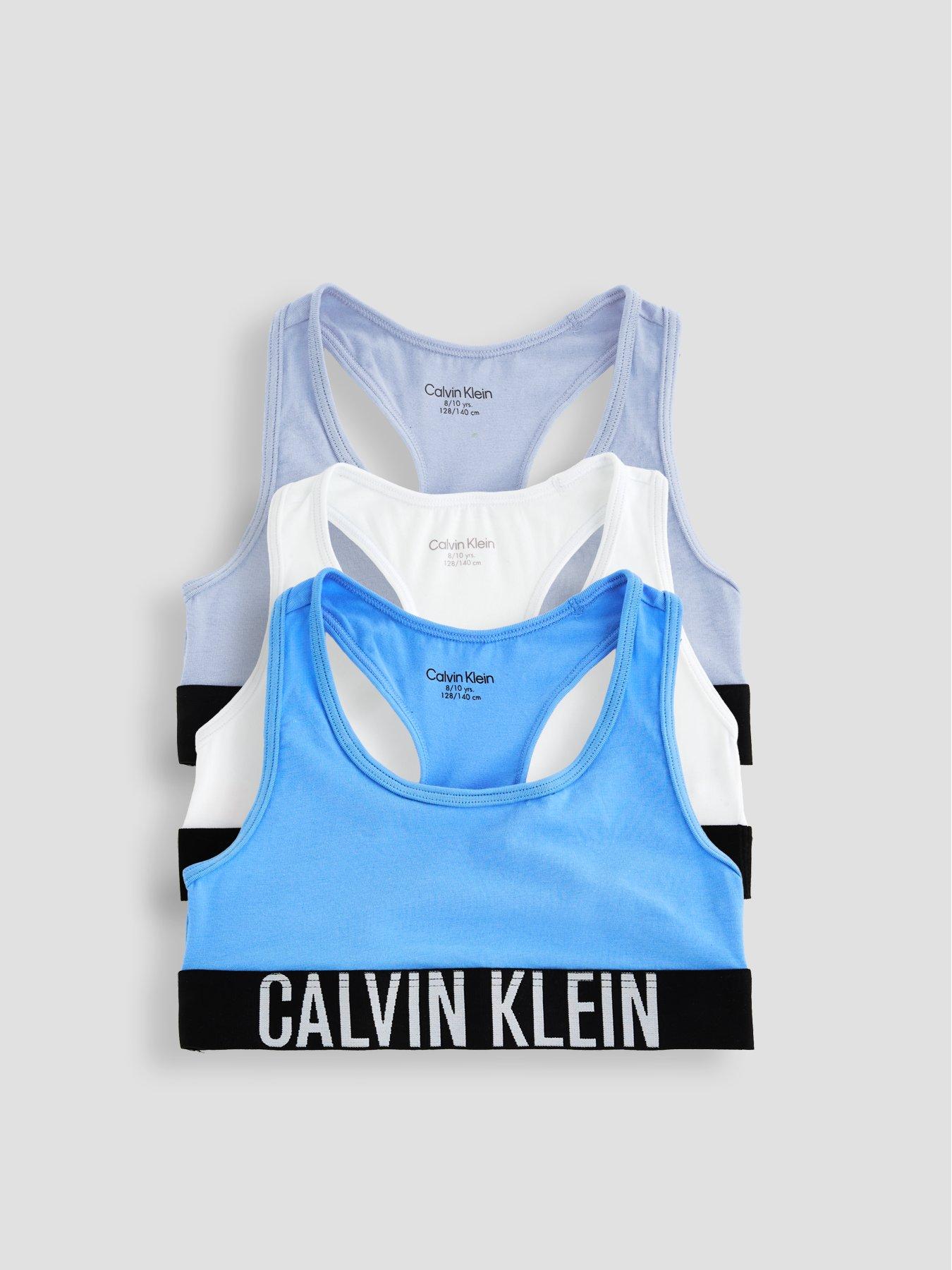 Calvin Klein Girls 3 Pack Intense Power Bralette - Multi
