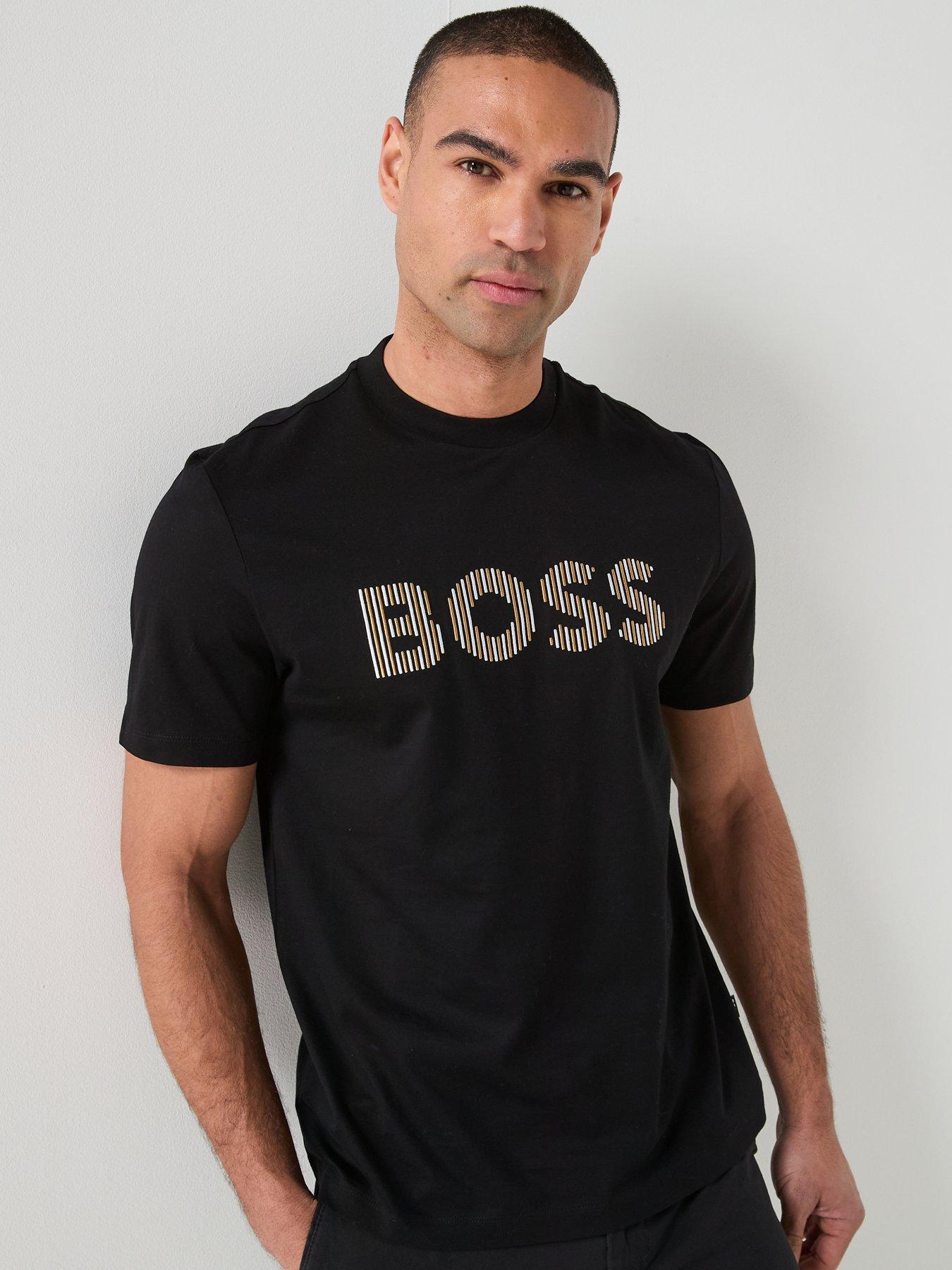 BOSS C-Thompson 41 Embroidered Logo T-Shirt - Black