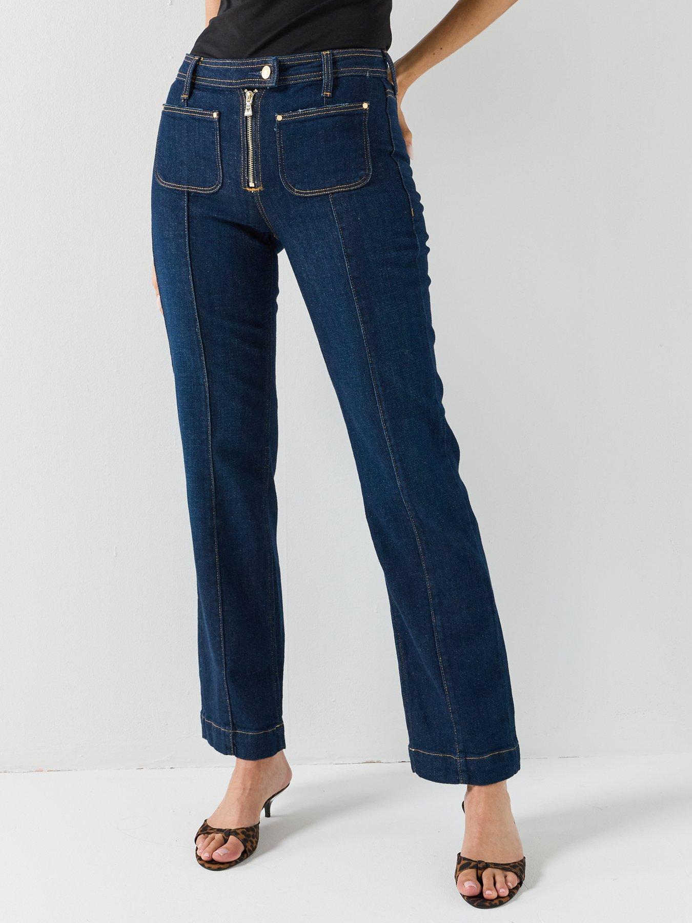 Guess Jeans Nicky High Zip - Blue