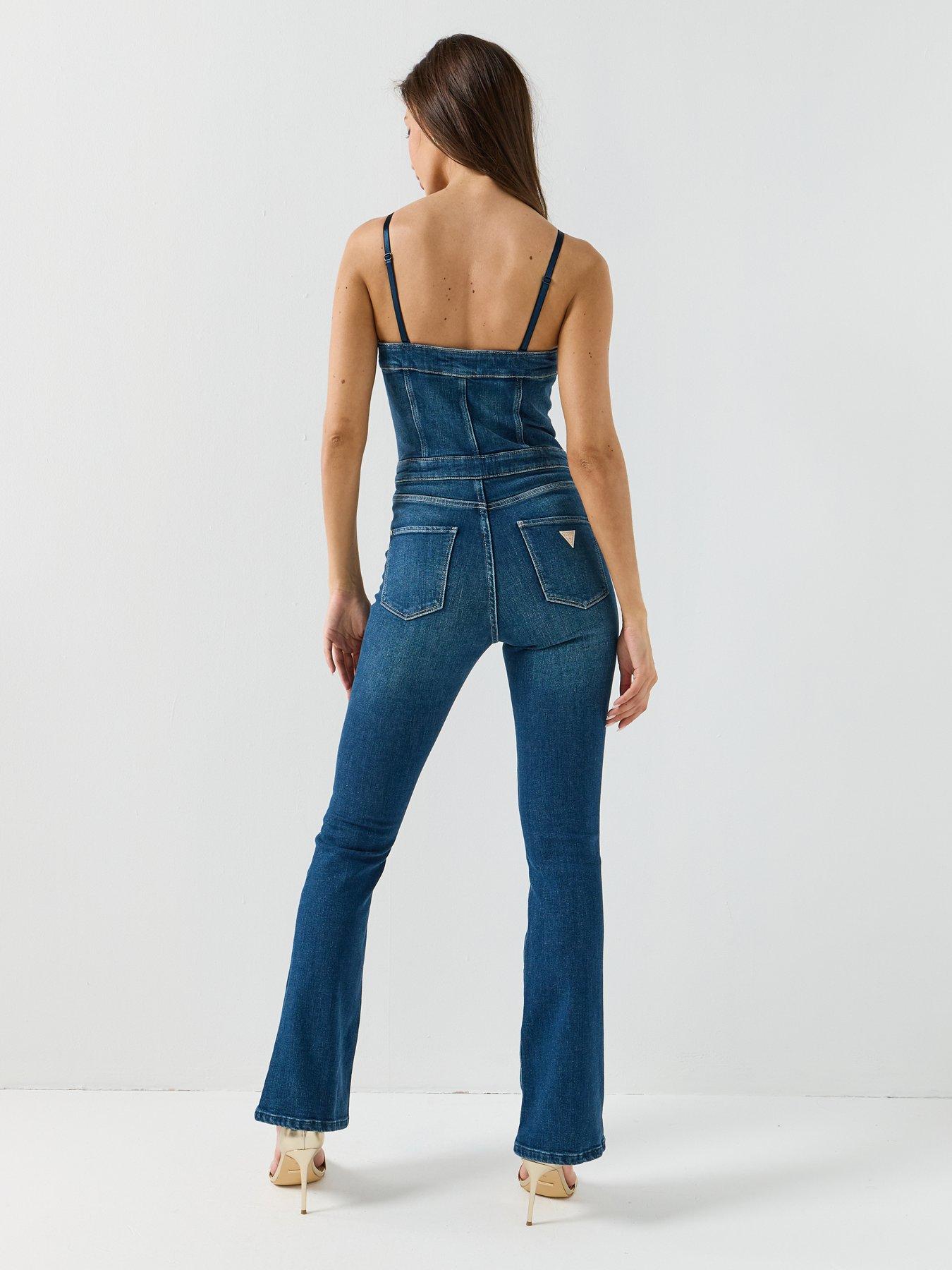 stillFront image of guess-jeans-vale-jumpsuit-blue