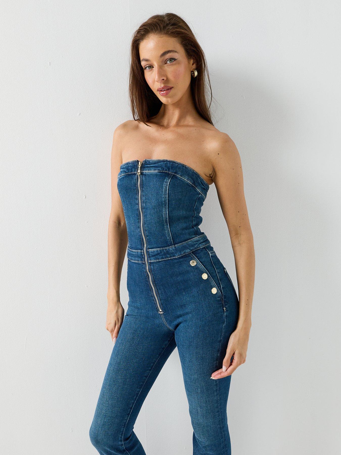  image of guess-jeans-vale-jumpsuit-blue