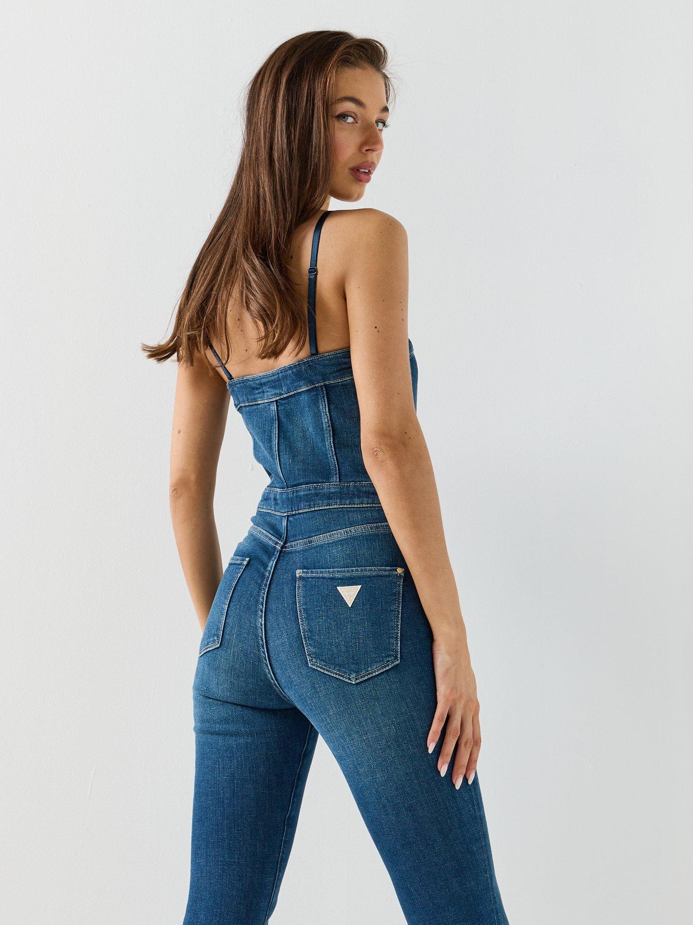  image of guess-jeans-vale-jumpsuit-blue
