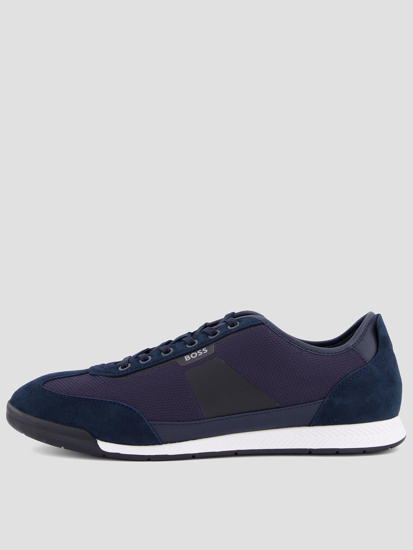 BOSS Nitan Low Profile Nylon Trainers - Navy