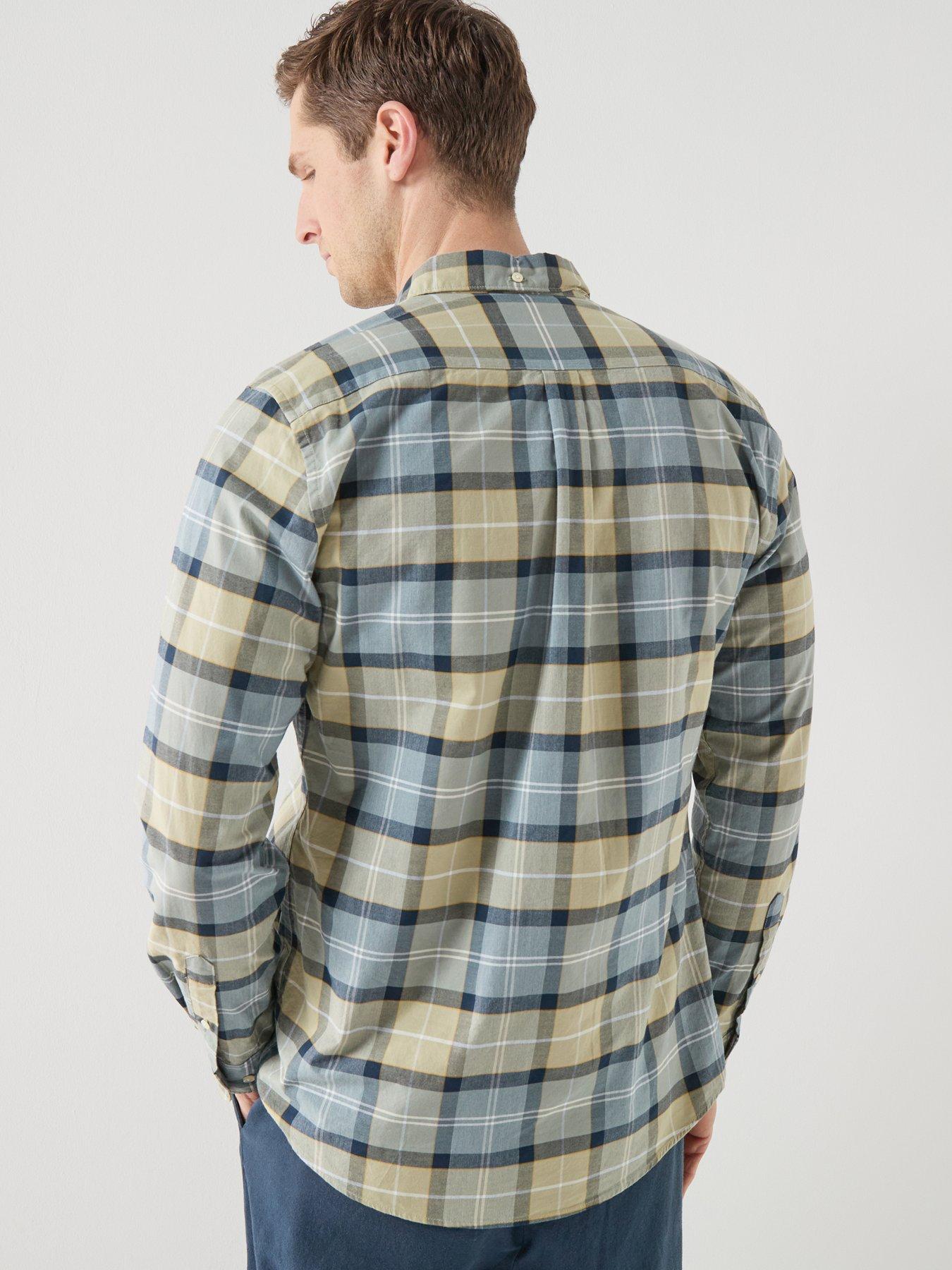 Image 2 of 6 of Barbour Lewis Tailored Fit Shirt - Green