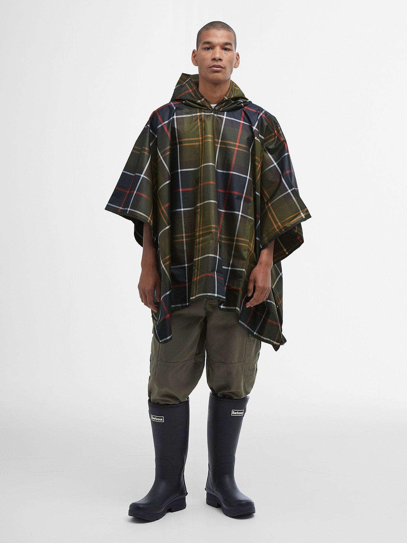 barbour-tartan-showerproof-poncho-rain-jacket-green