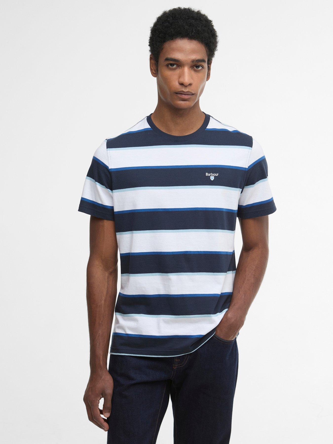 Barbour Meldon Stripe T-Shirt - Navy
