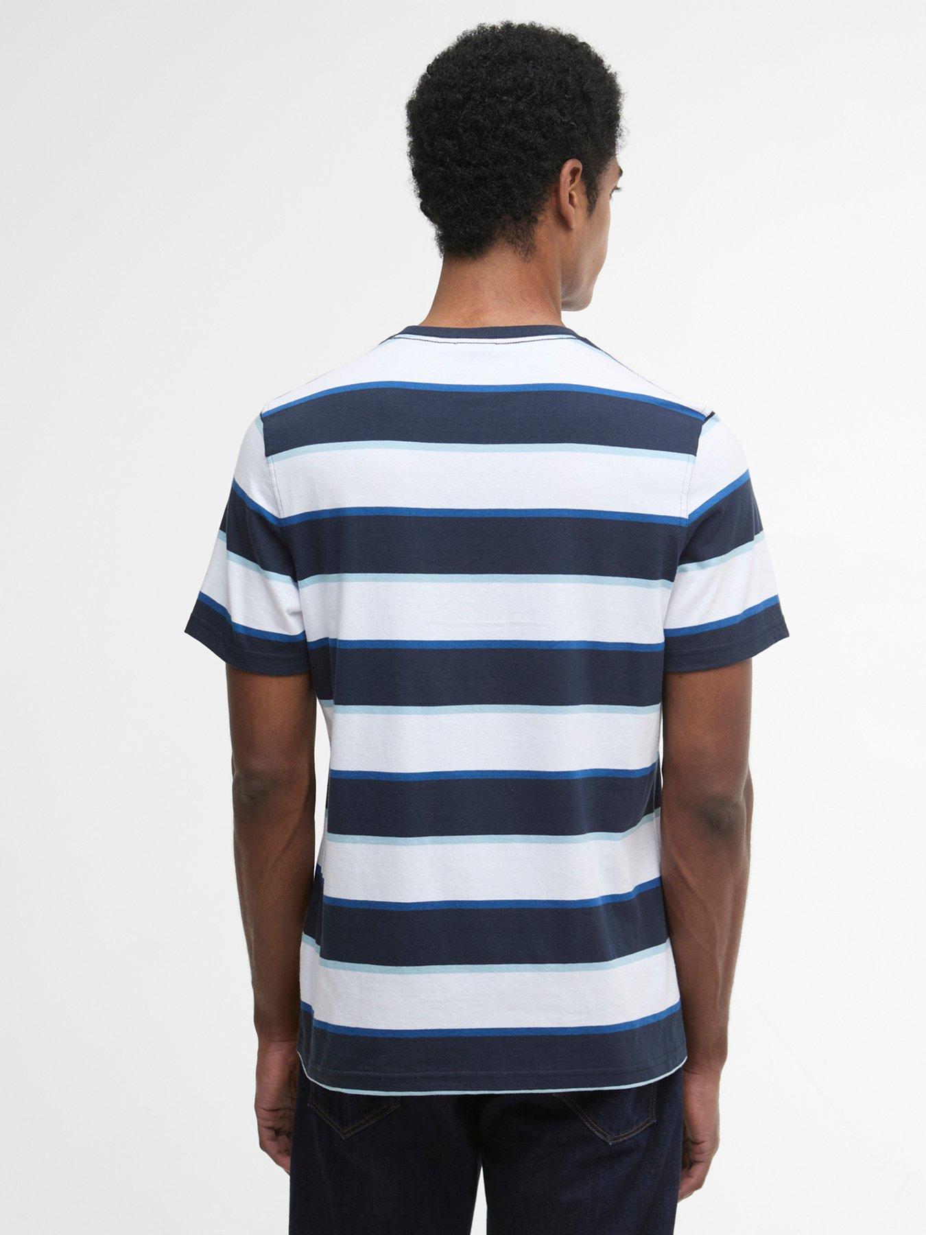 Image 2 of 5 of Barbour Meldon Stripe T-Shirt - Navy
