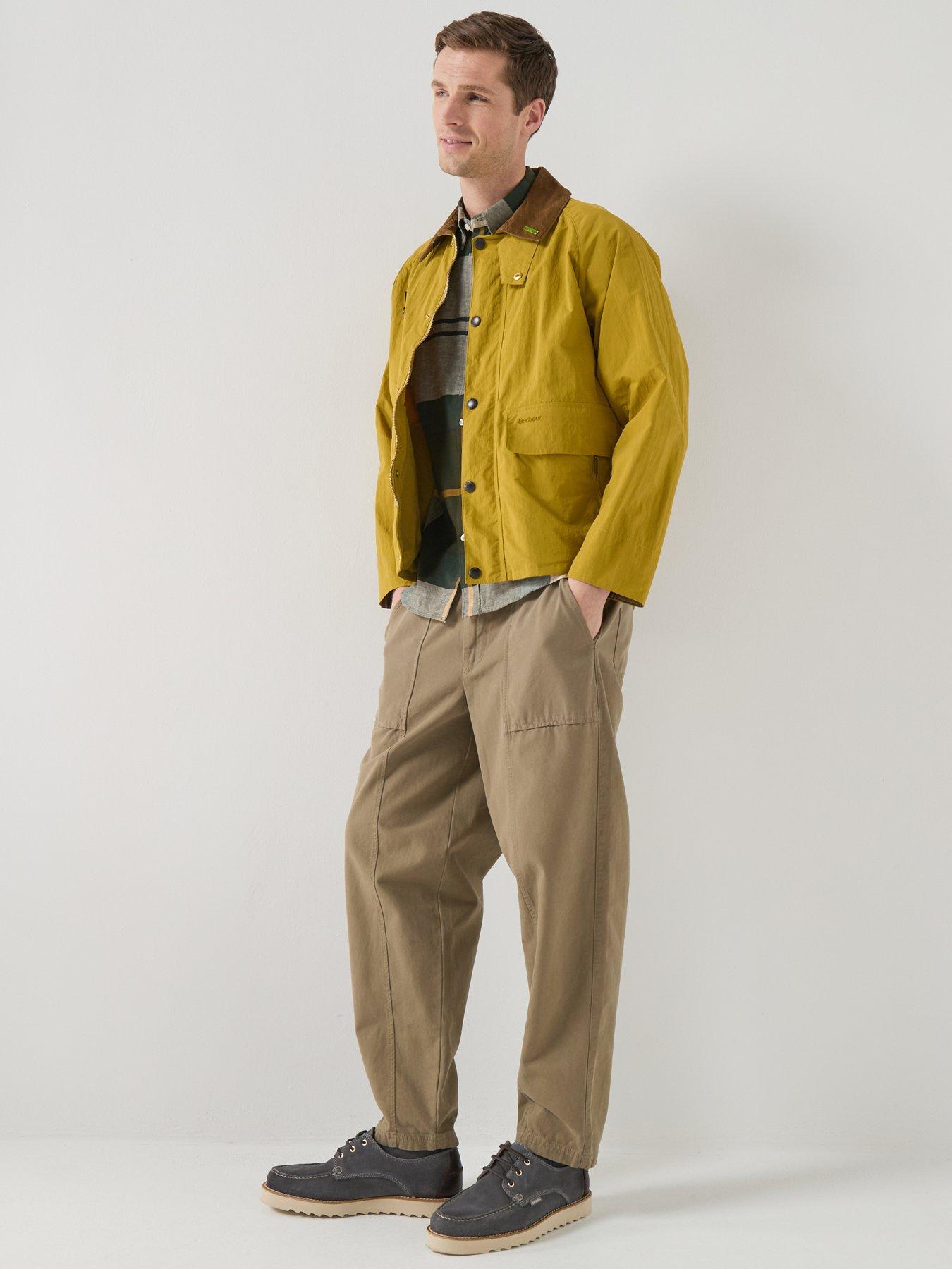  image of barbour-icons-spey-jacket-yellow