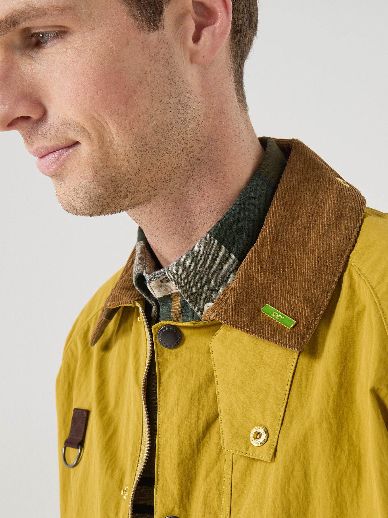  image of barbour-icons-spey-jacket-yellow