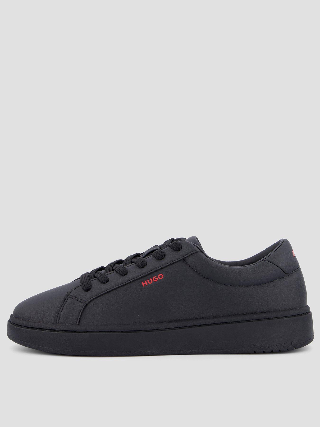 HUGO Neston Tenn PU Cupsole Trainers - Black