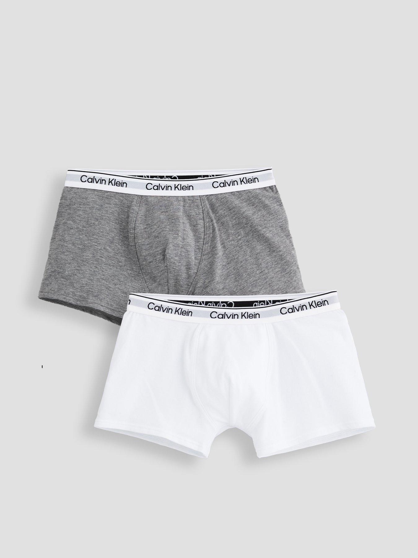 Calvin Klein Boys 2 Pack Modern Cotton Trunk - Multi