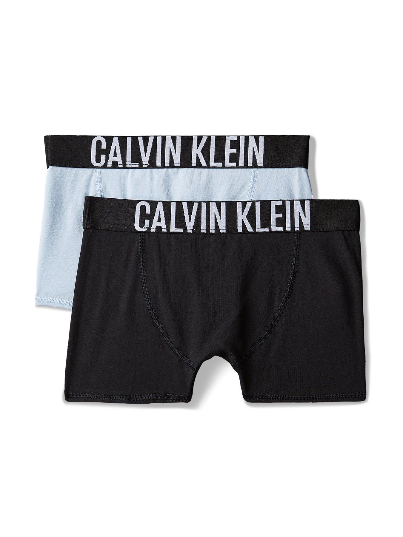 Image 1 of 1 of Calvin Klein Boys 2 Pack Intense Power Trunks - Multi