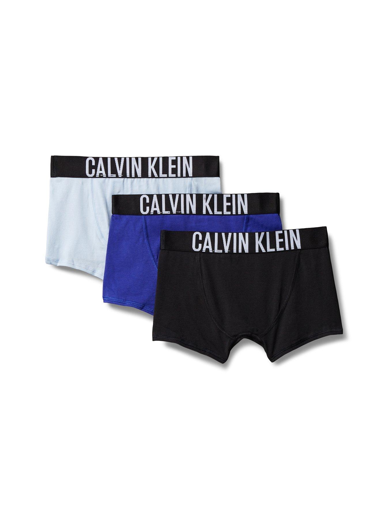 Calvin Klein Boys 3 Pack Intense Power Trunk - Multi