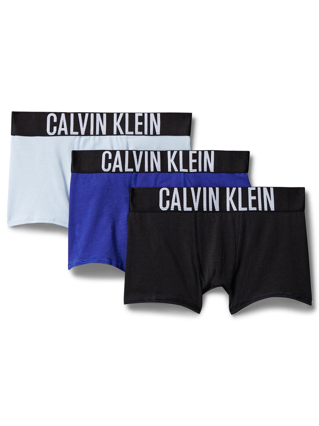 Image 2 of 2 of Calvin Klein Boys 3 Pack Intense Power Trunk - Multi