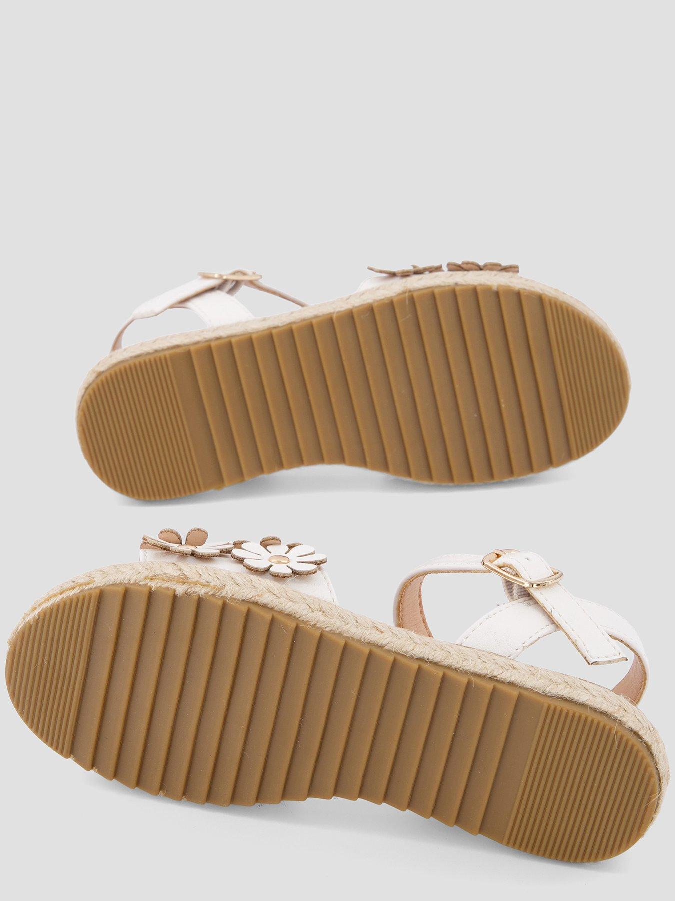  image of the-very-collection-white-3d-flower-sandals