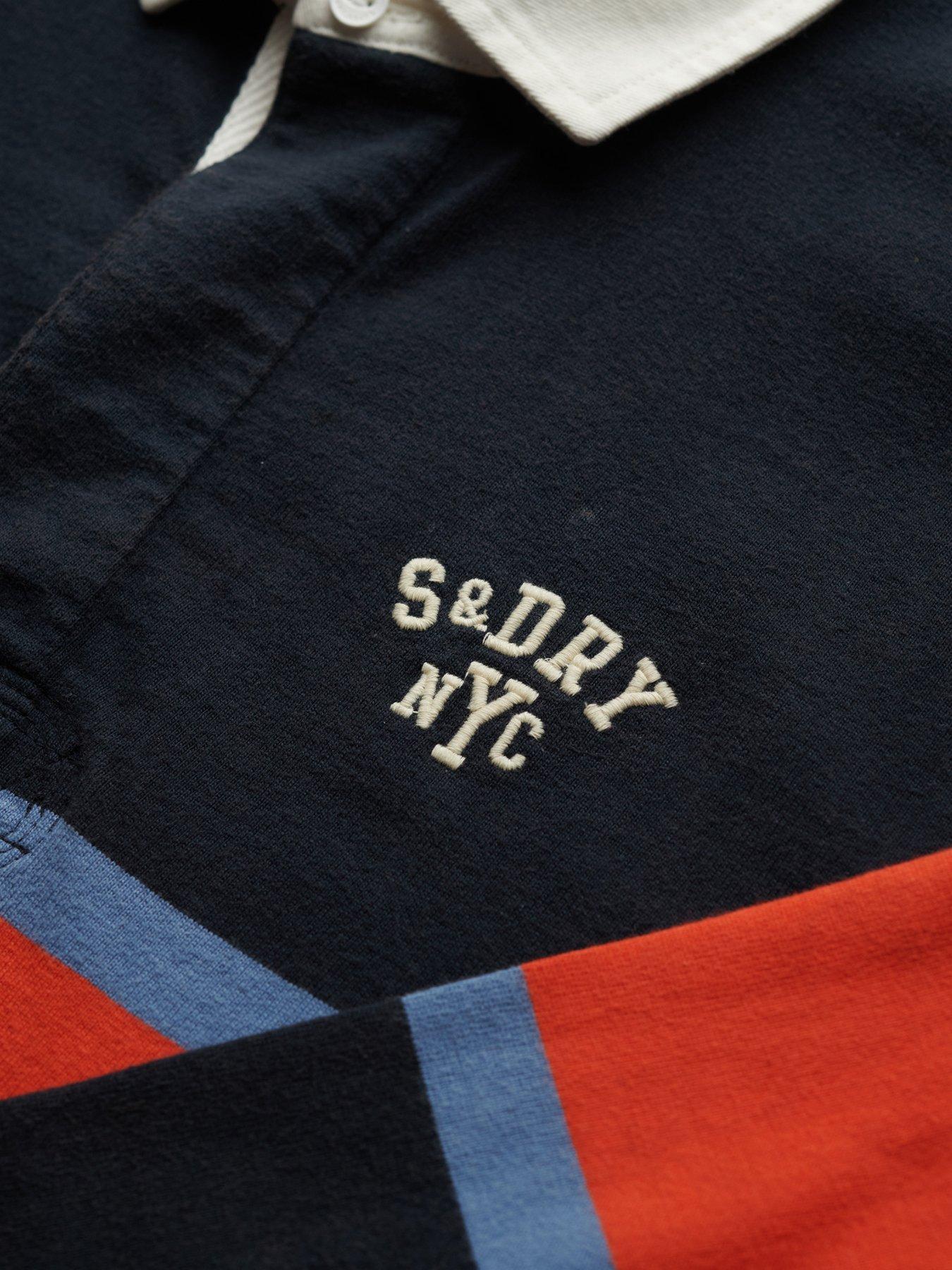  image of superdry-vintage-athletic-rugby-long-sleeve-t-shirt-navy