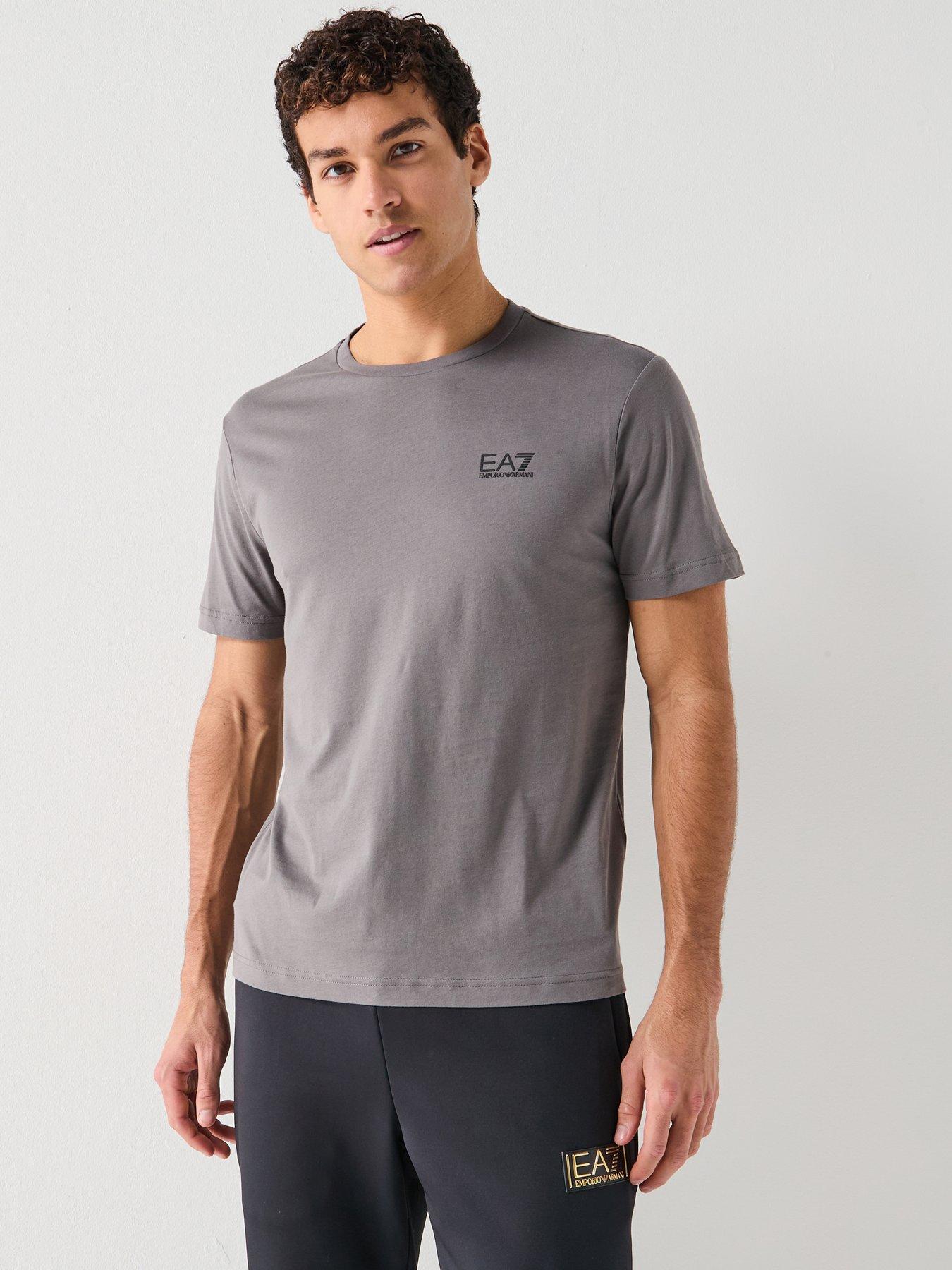 EA7 Emporio Armani Core Id Crew Neck T-Shirt - Grey