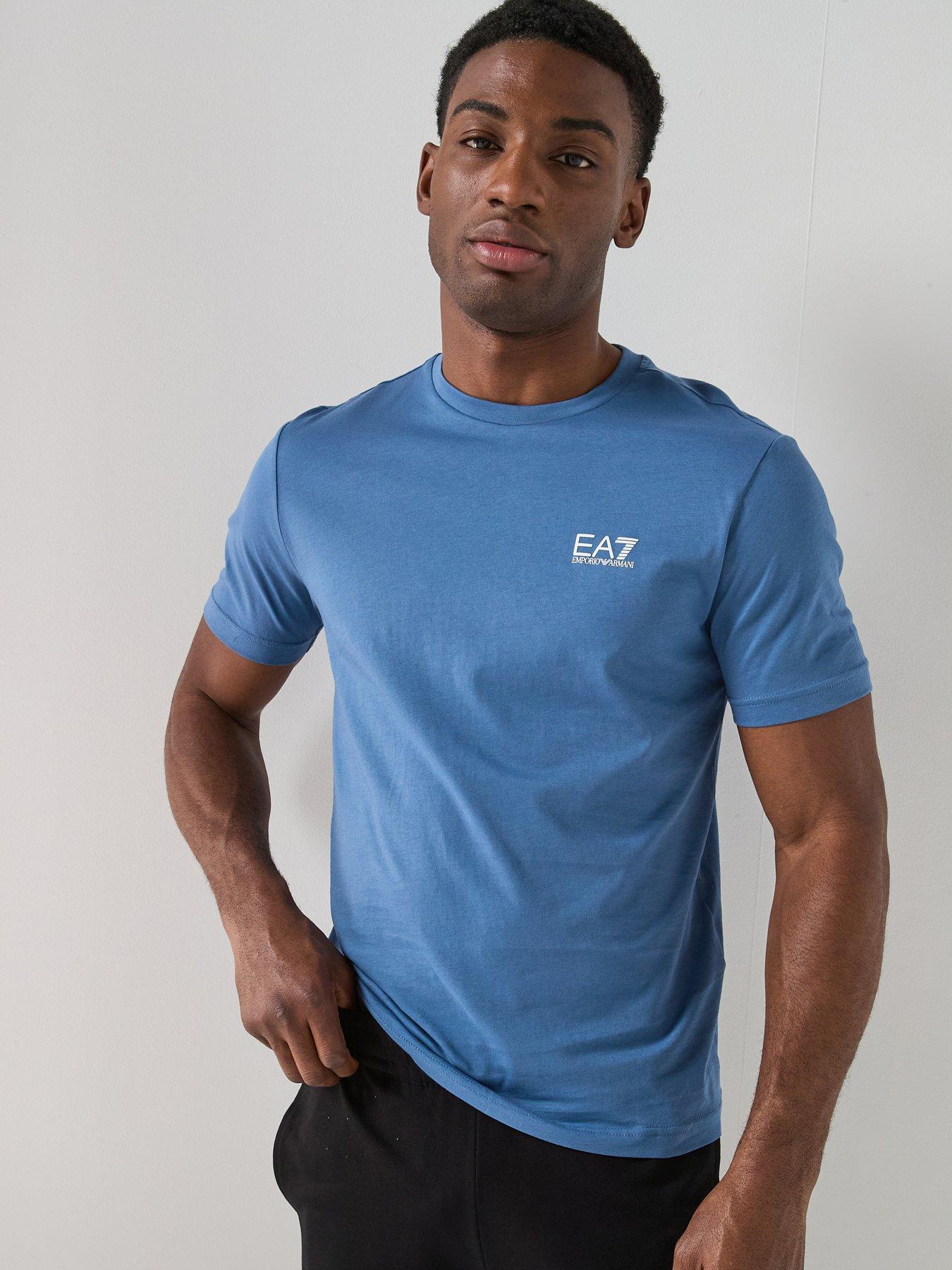 EA7 Emporio Armani Core Id Crew Neck T-Shirt - Blue