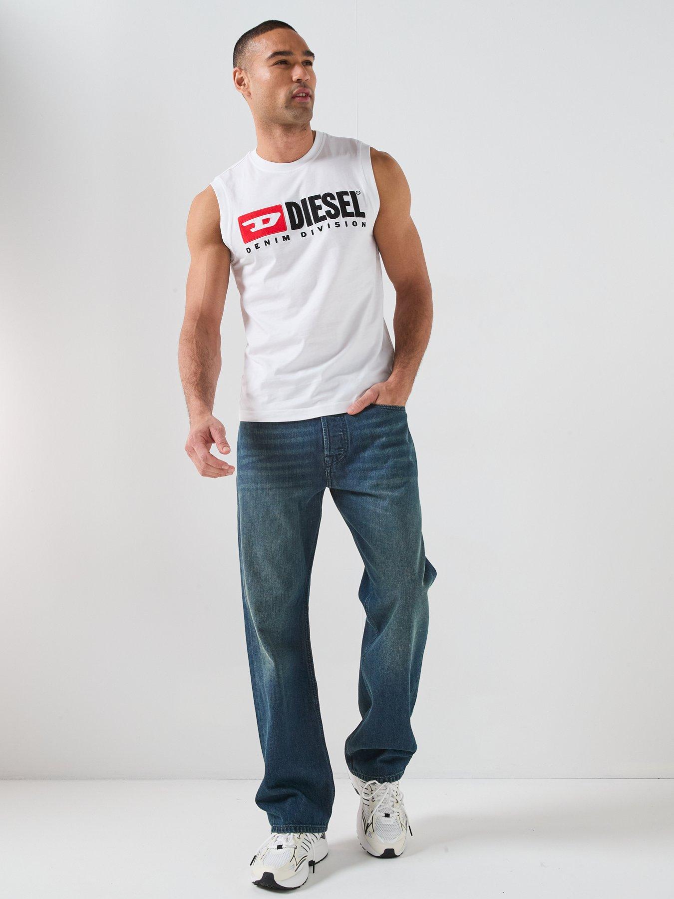 Image 3 of 6 of Diesel Logo Vest - White