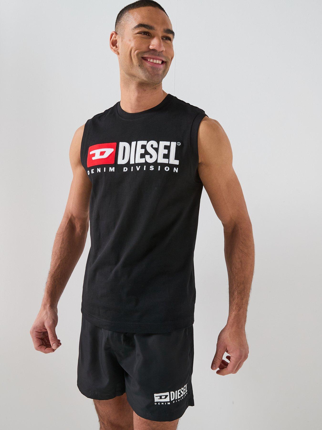 Image 5 of 5 of Diesel Logo Vest - Black