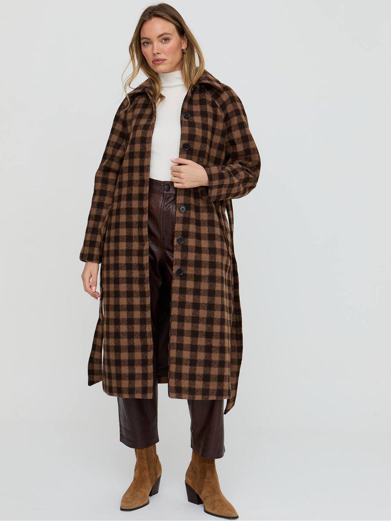lily-lionel-pia-tailored-check-print-coat-in-brown