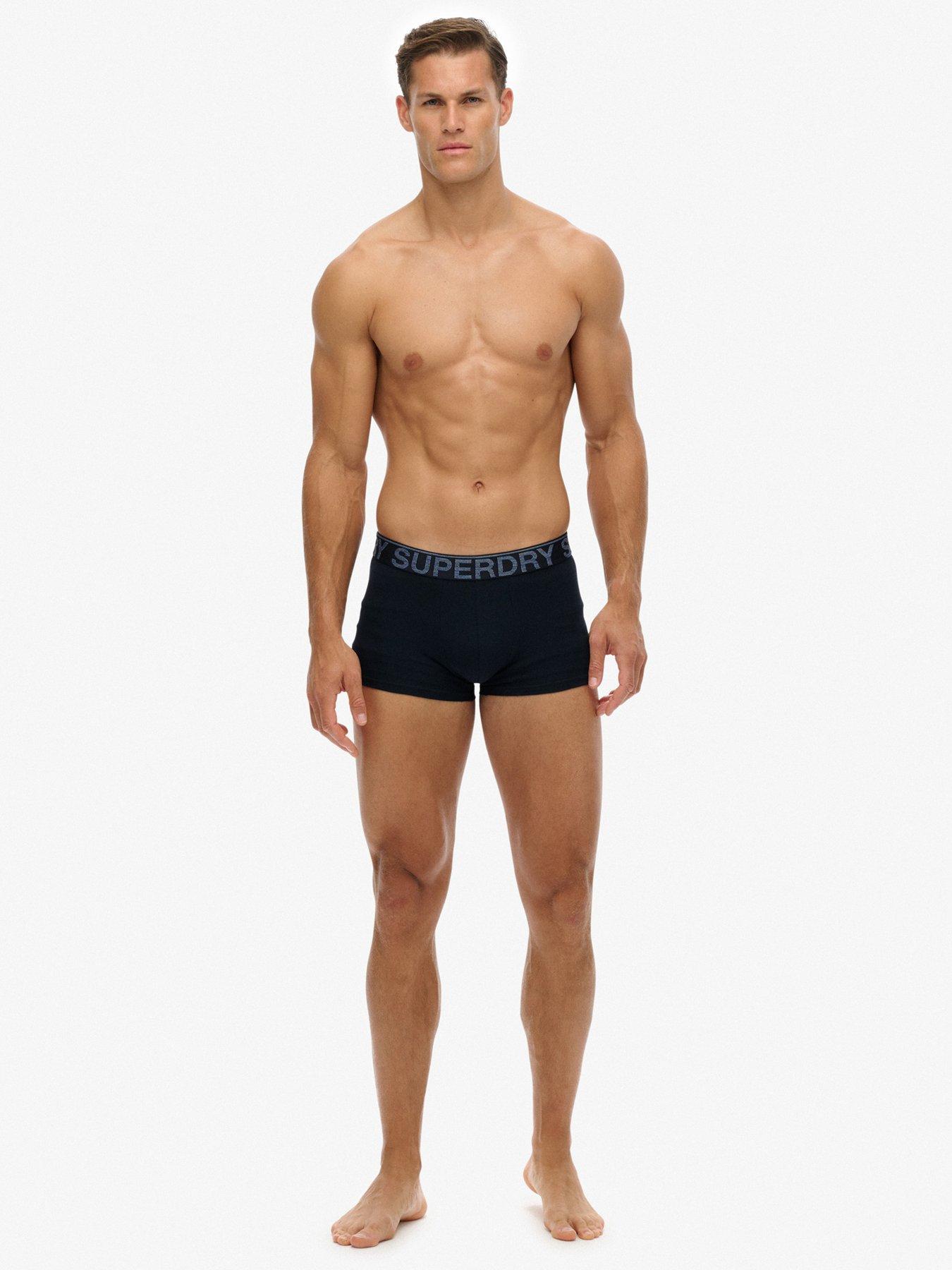  image of superdry-3-pack-trunks-navy