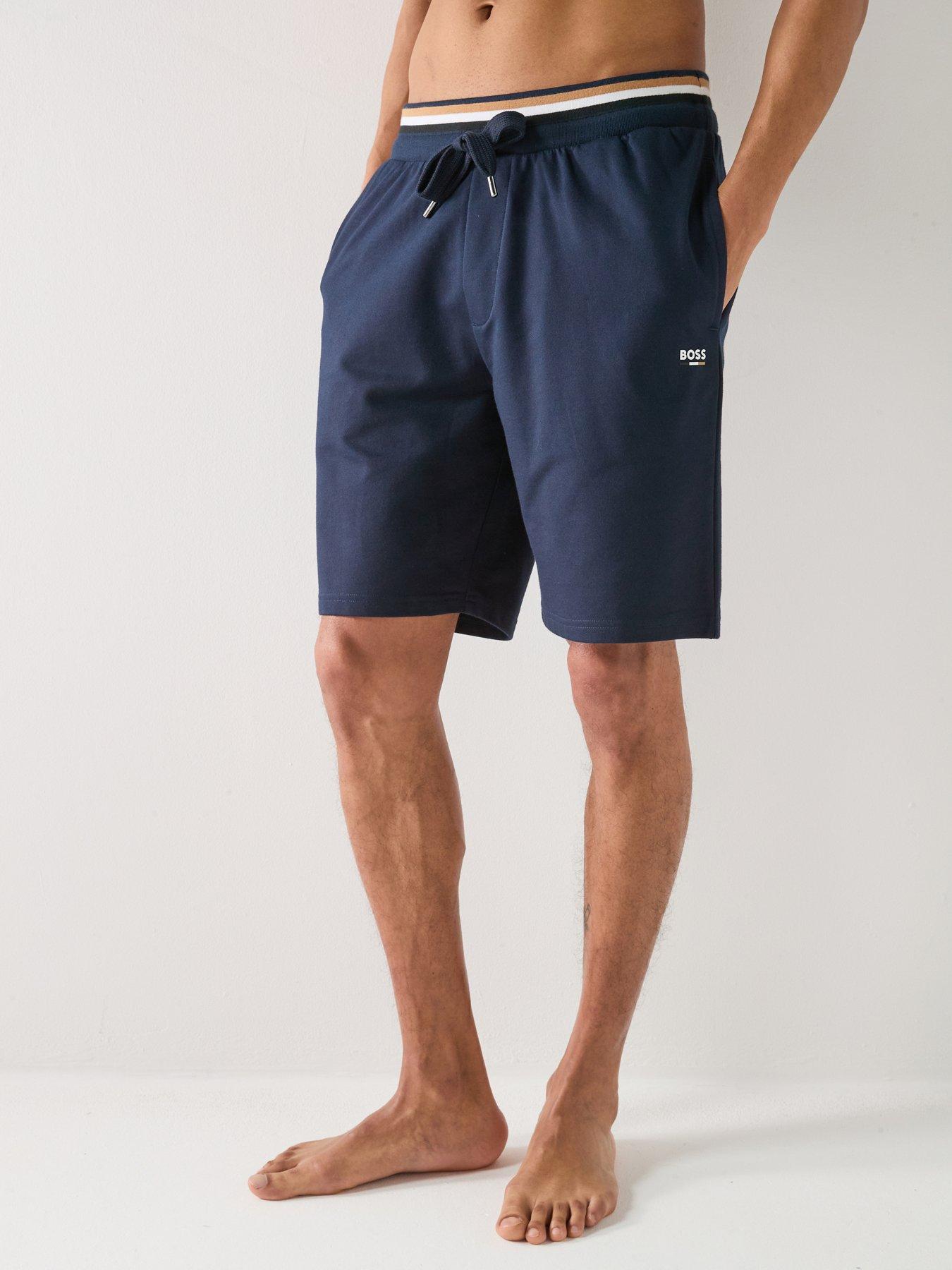 Image 1 of 6 of BOSS Iconic Loungewear Shorts - Navy