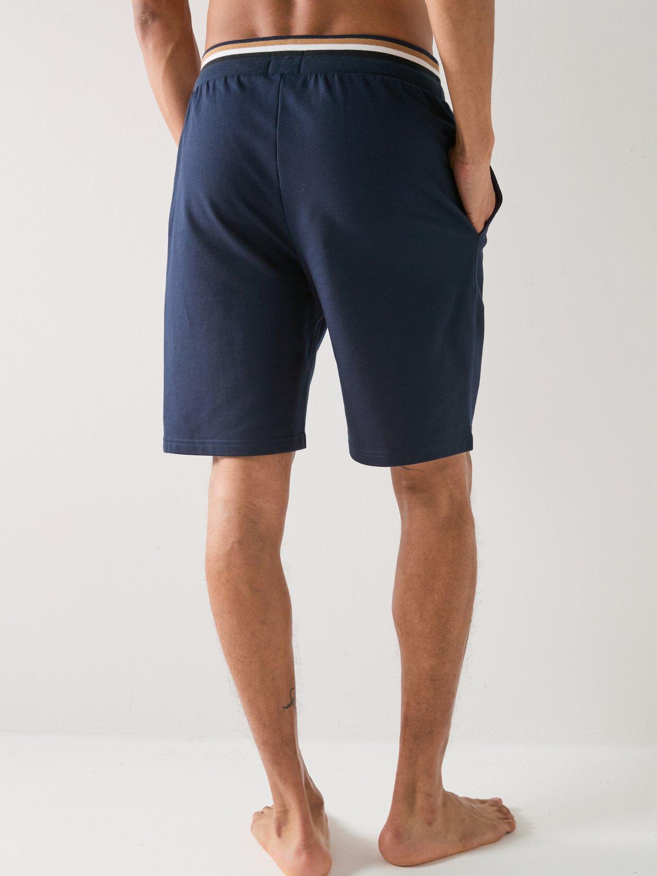Image 2 of 6 of BOSS Iconic Loungewear Shorts - Navy