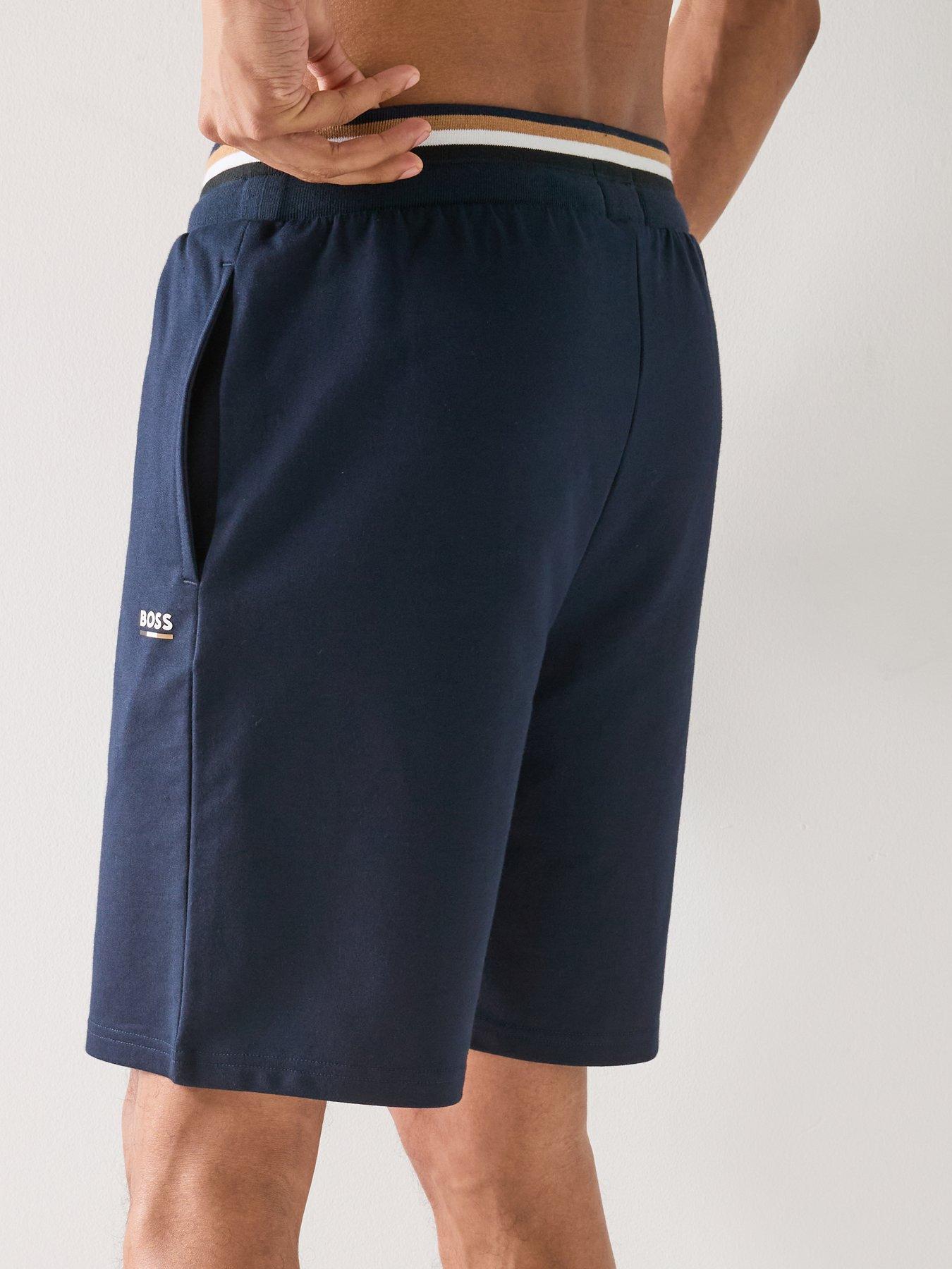 Image 4 of 6 of BOSS Iconic Loungewear Shorts - Navy