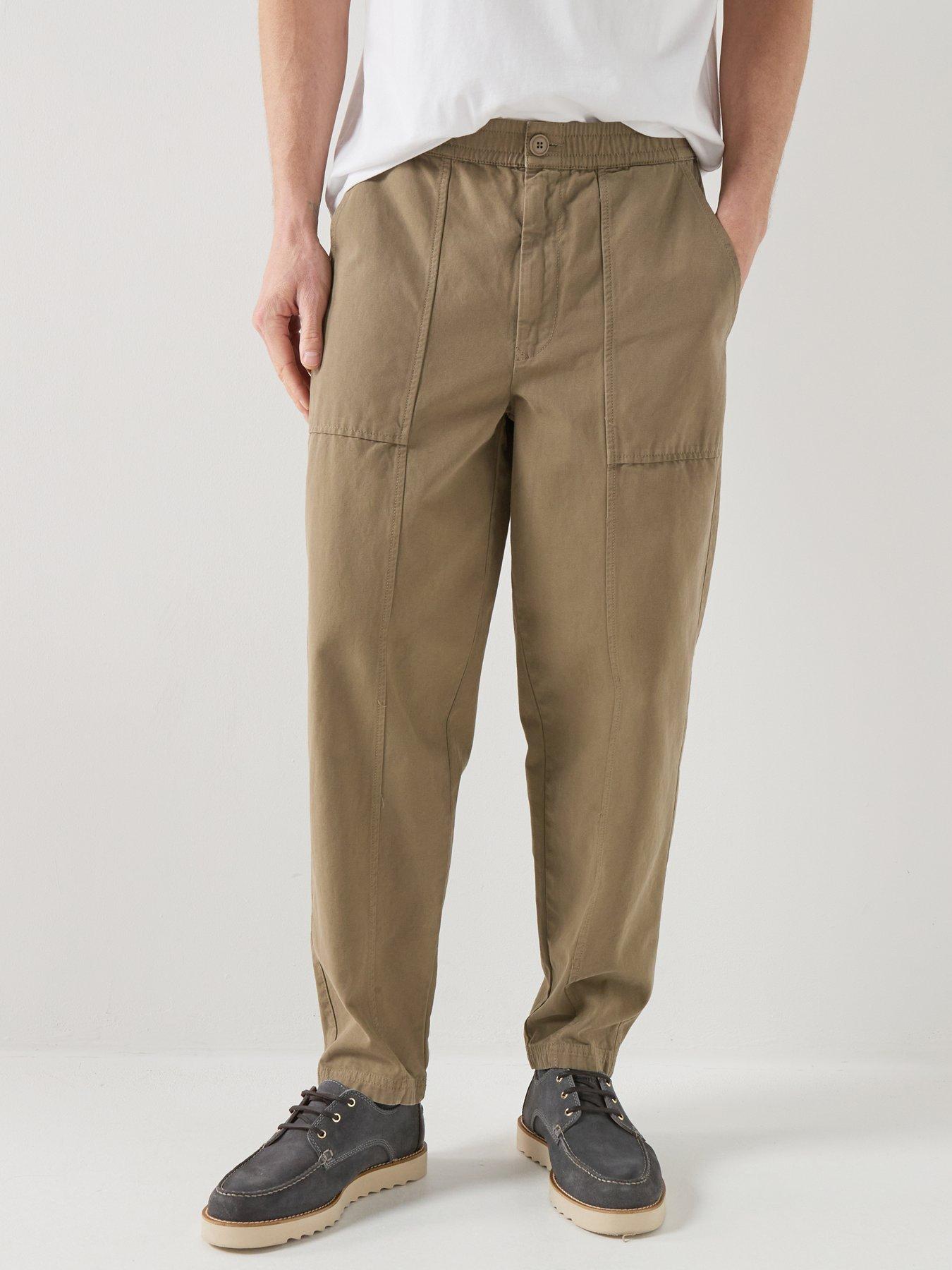 Barbour Finwick Relaxed Fit Trousers - Brown