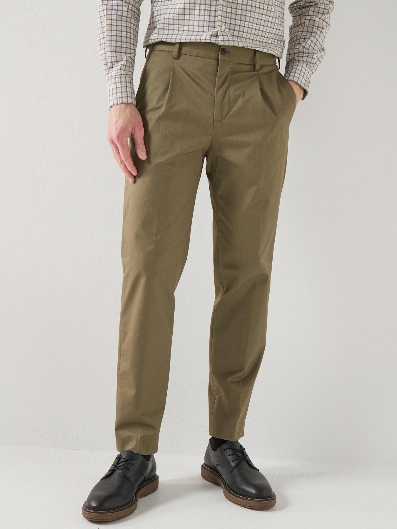 Image 1 of 4 of Barbour Bellamy Cotton Trousers - Olive