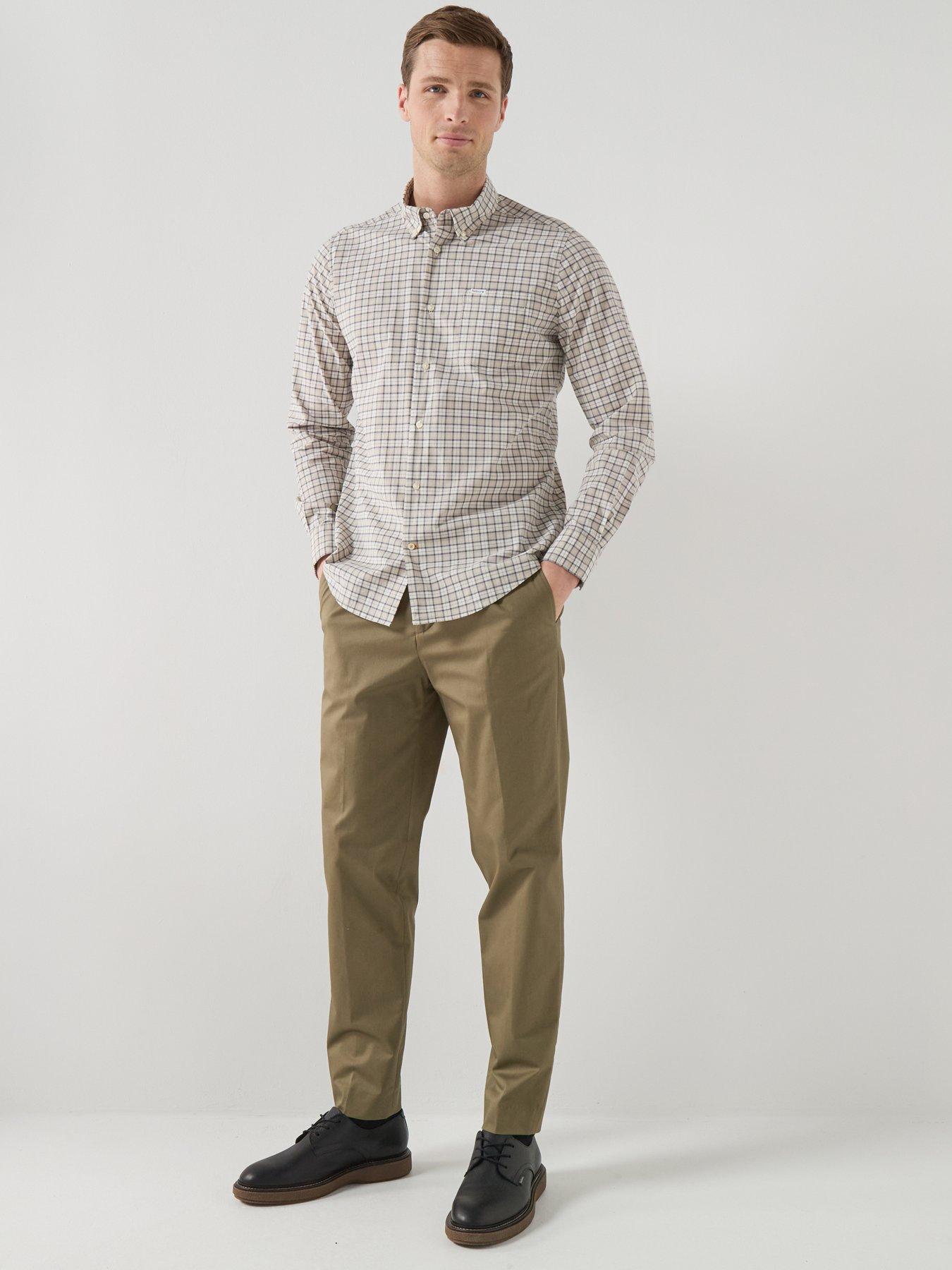 Image 4 of 4 of Barbour Bellamy Cotton Trousers - Olive