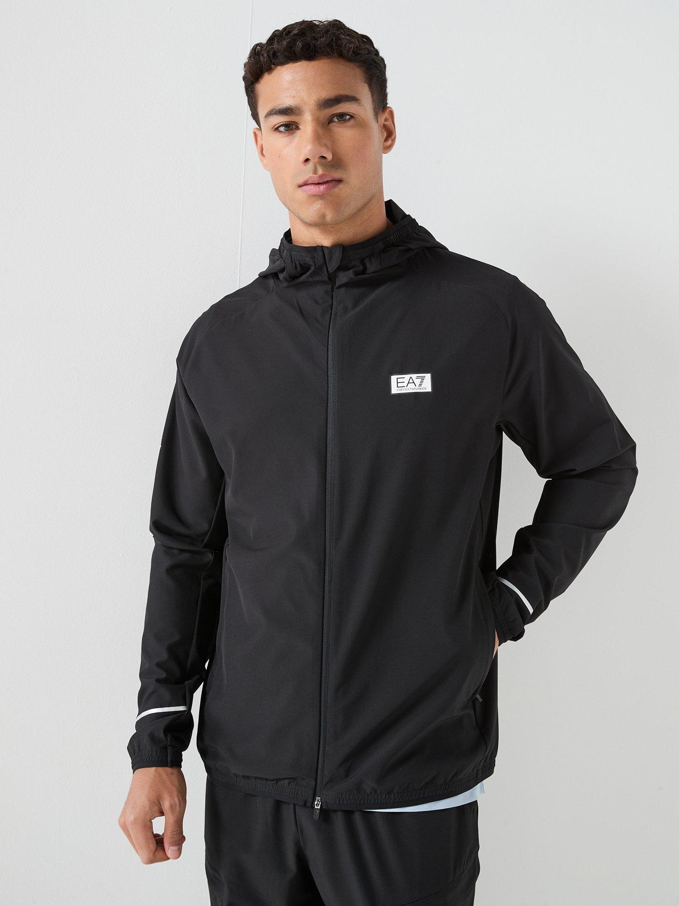 EA7 Emporio Armani Ventus Hooded Jacket - Black