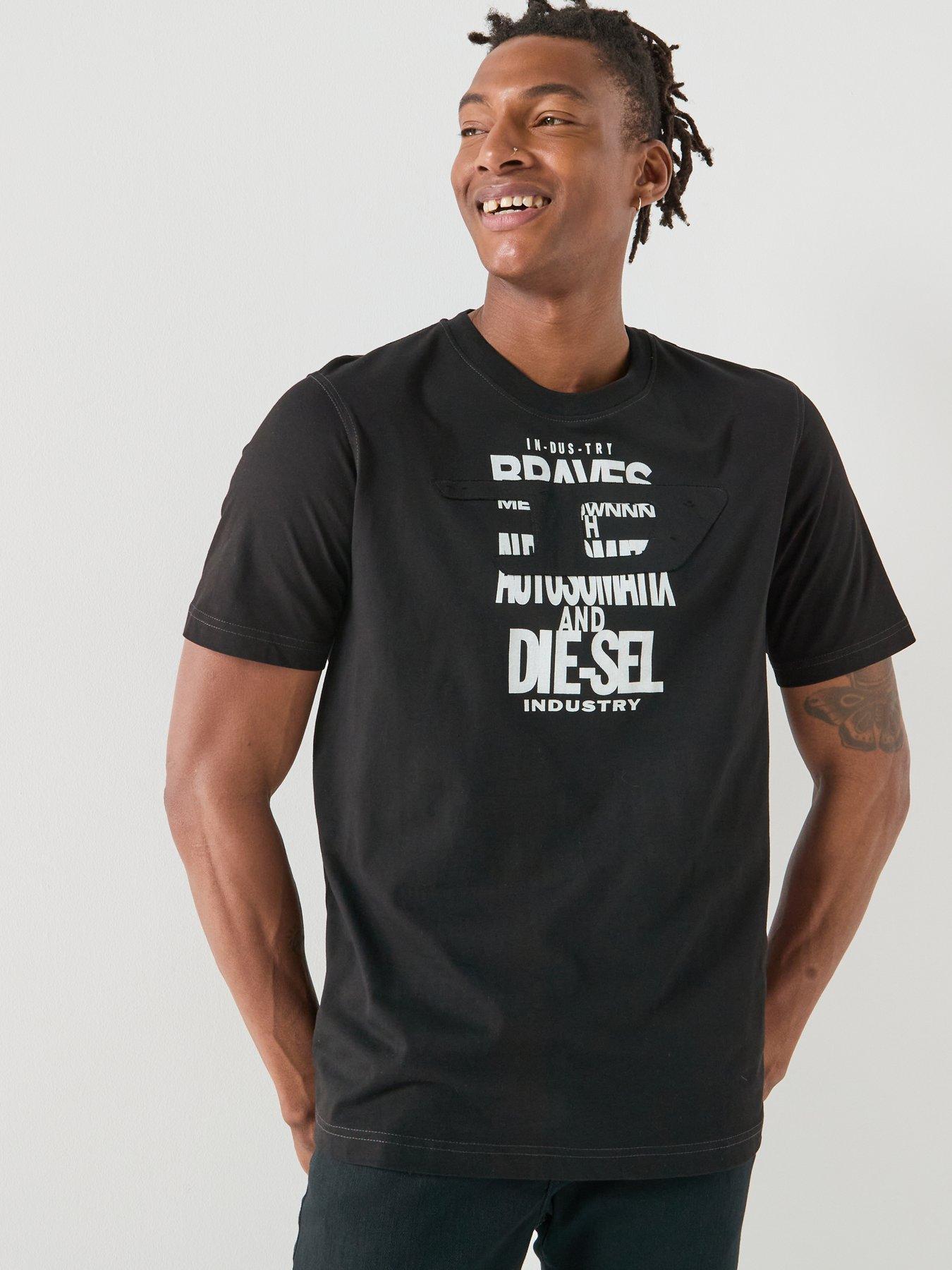 Image 5 of 6 of Diesel Graphic T-Shirt - Black