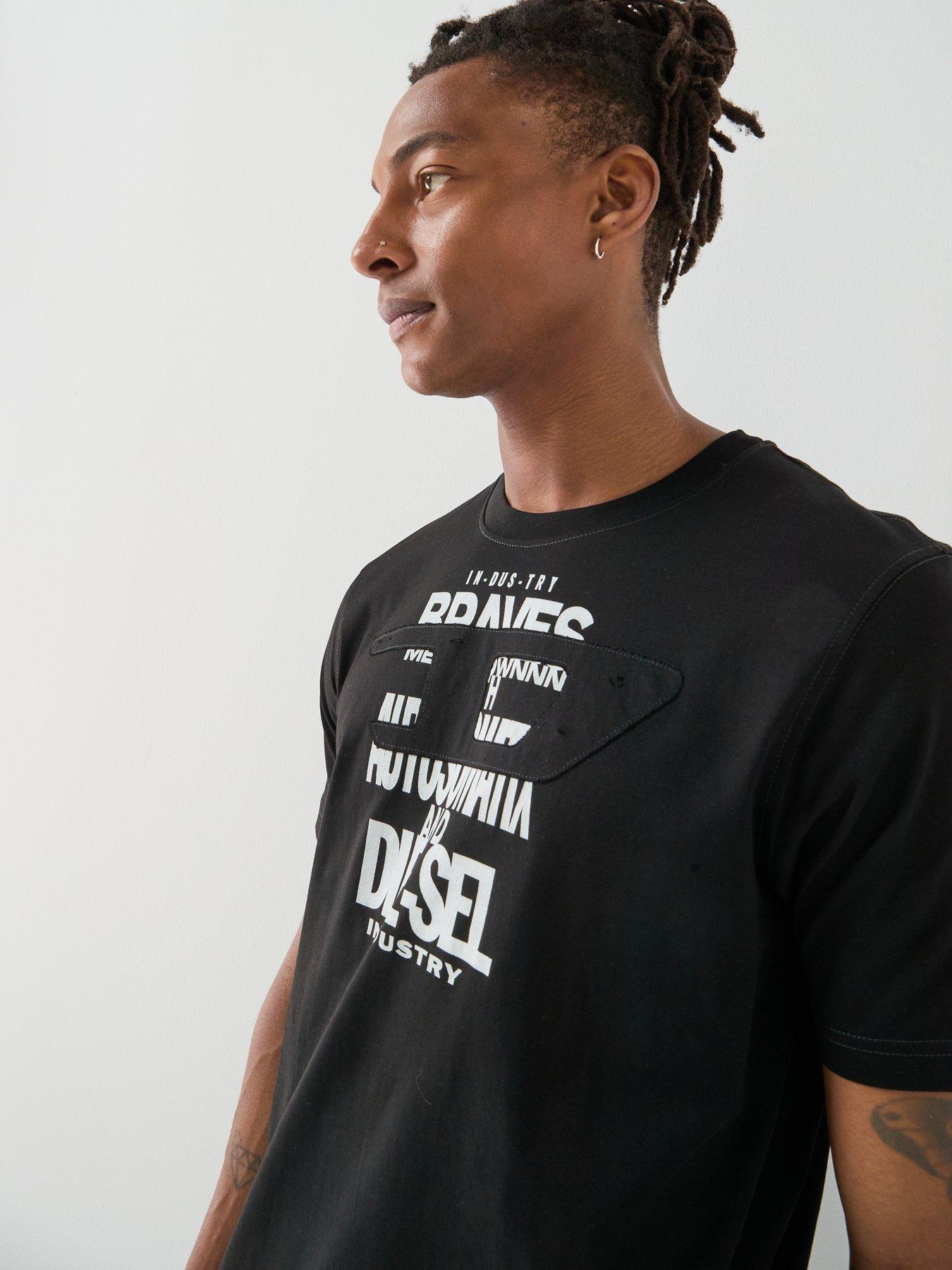 Image 6 of 6 of Diesel Graphic T-Shirt - Black