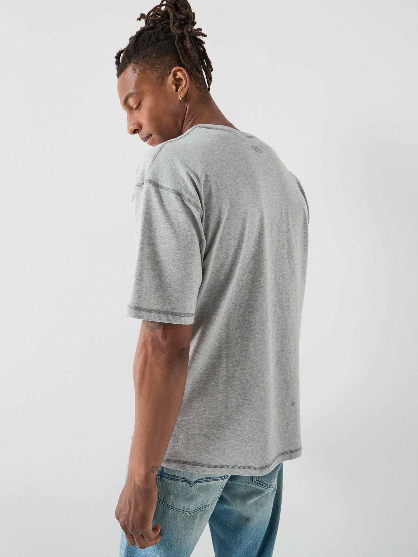 Image 2 of 5 of Diesel Graphic T-Shirt - Grey