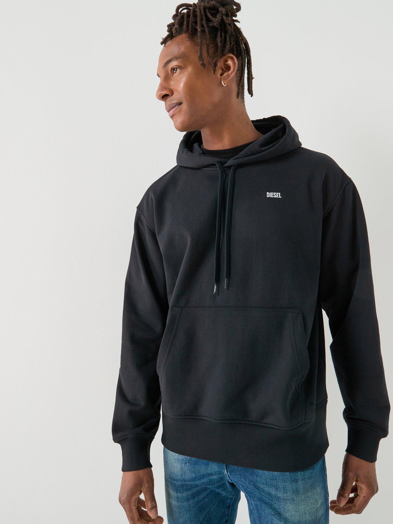 Image 5 of 6 of Diesel D Oval Overhead Hoodie - Black