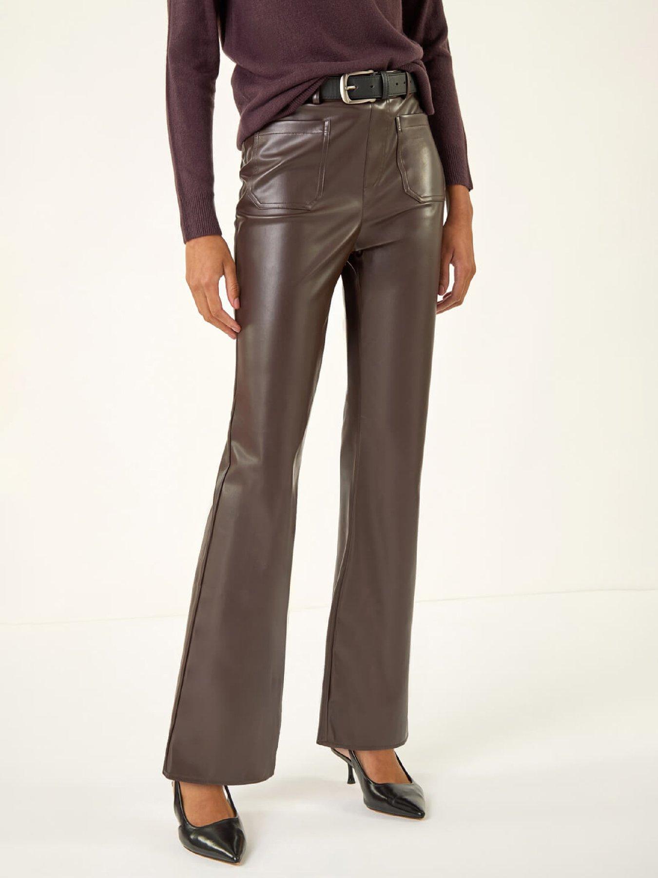 Roman Pu Bootcut Full Length Trouser