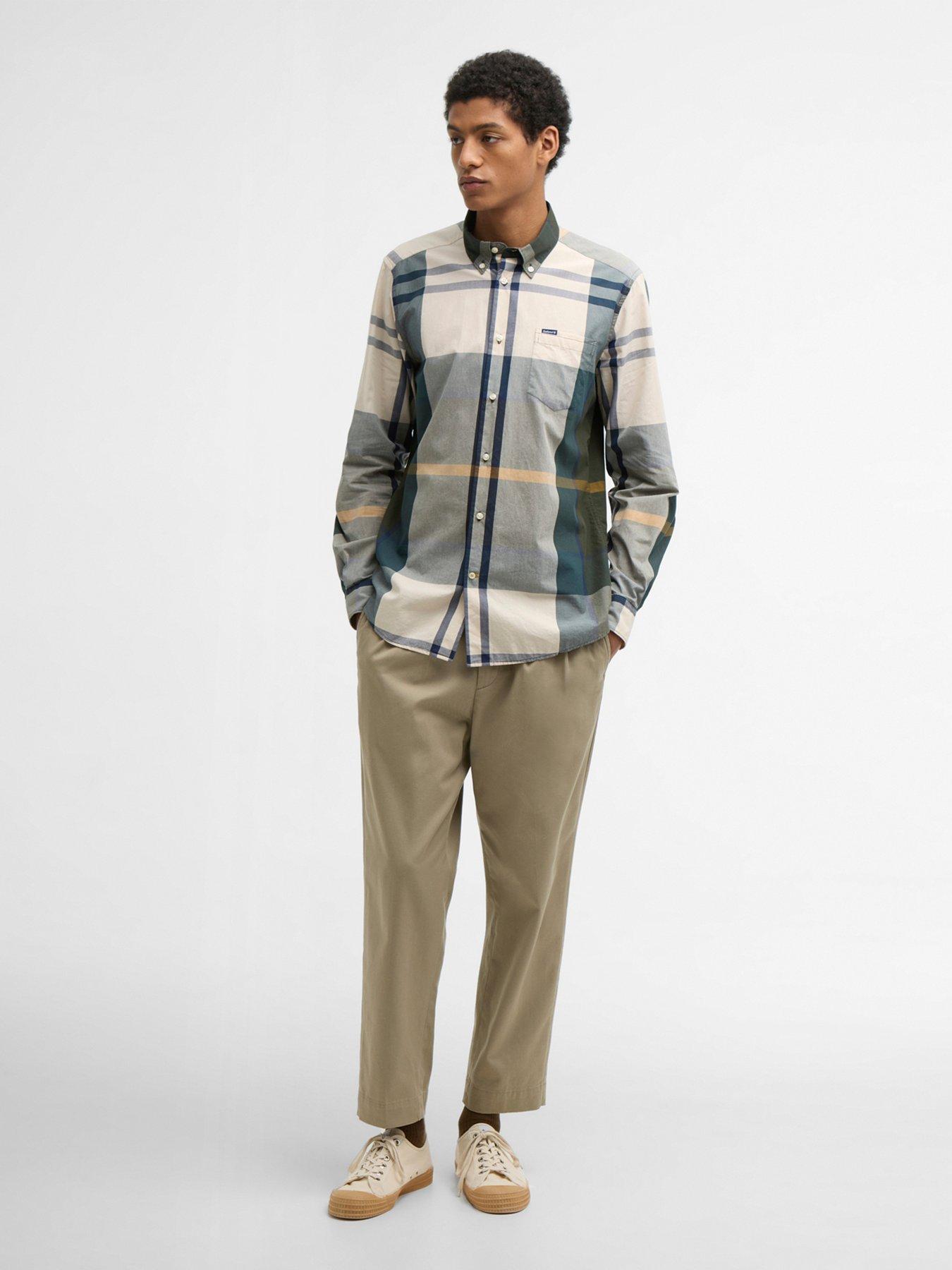  image of barbour-harris-tailored-shirt-multi