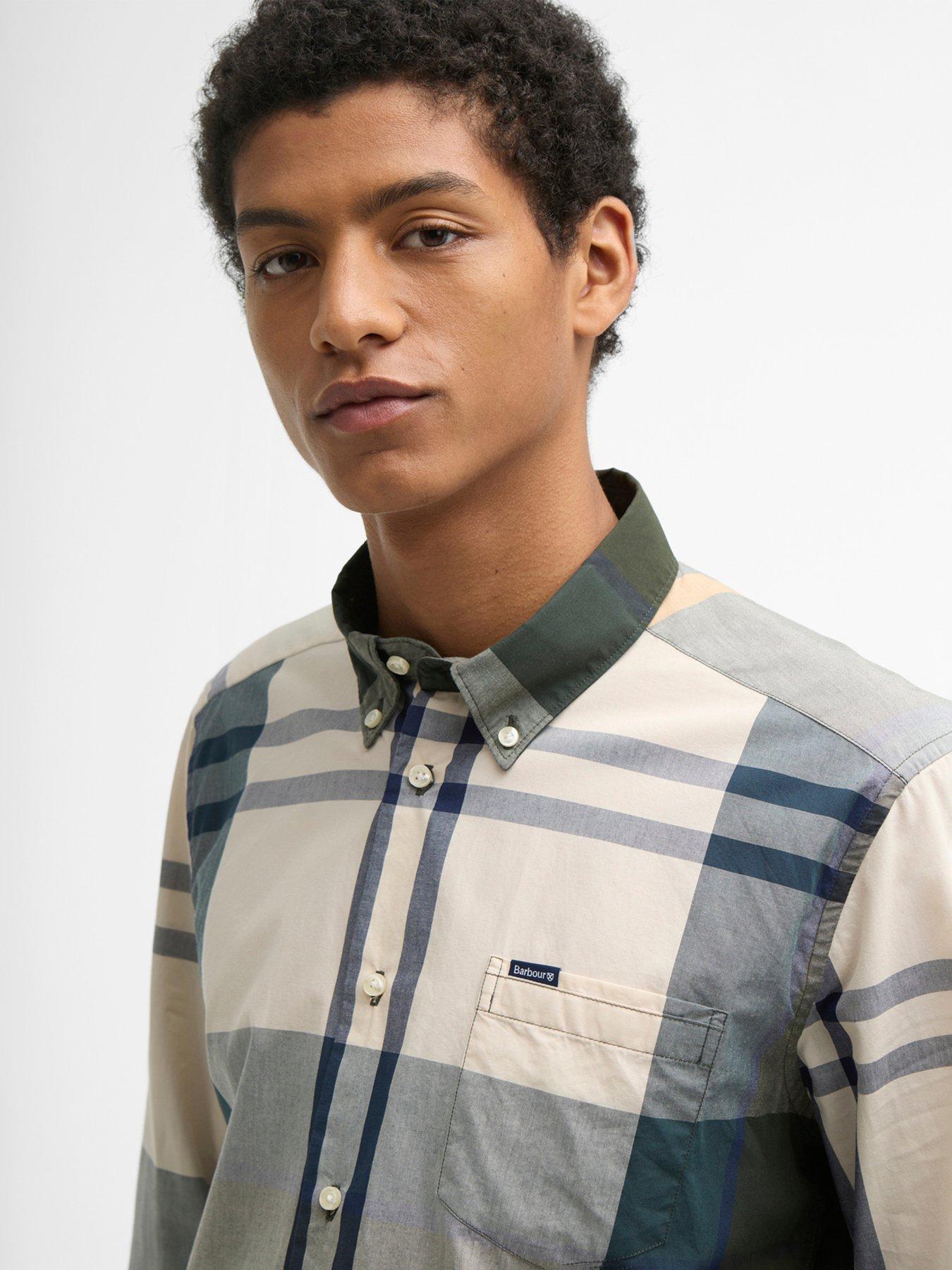  image of barbour-harris-tailored-shirt-multi