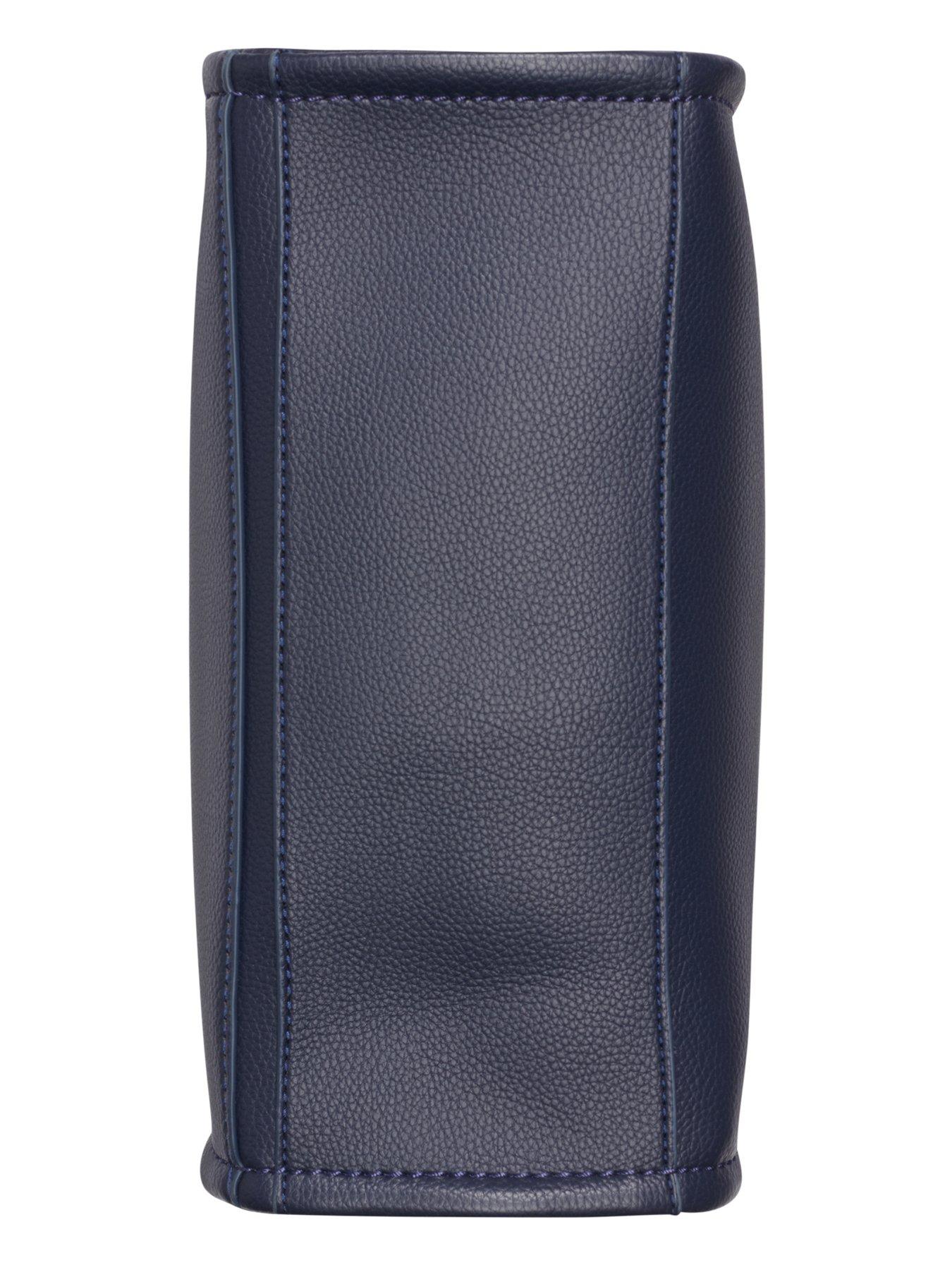 Image 4 of 5 of DKNY Hadlee Small Canvas Tote Bag - Navy