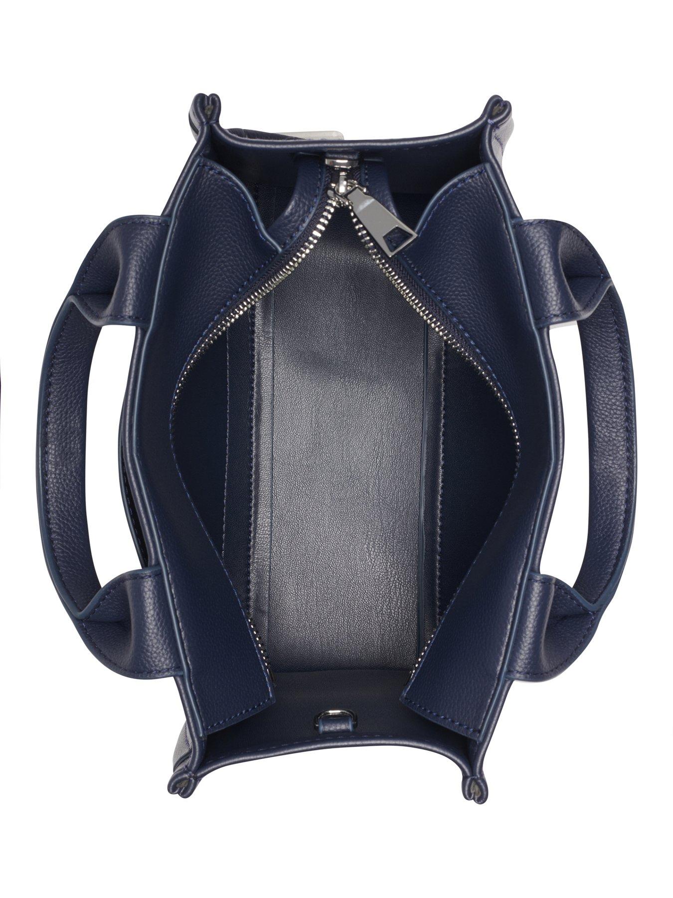 Image 5 of 5 of DKNY Hadlee Small Canvas Tote Bag - Navy