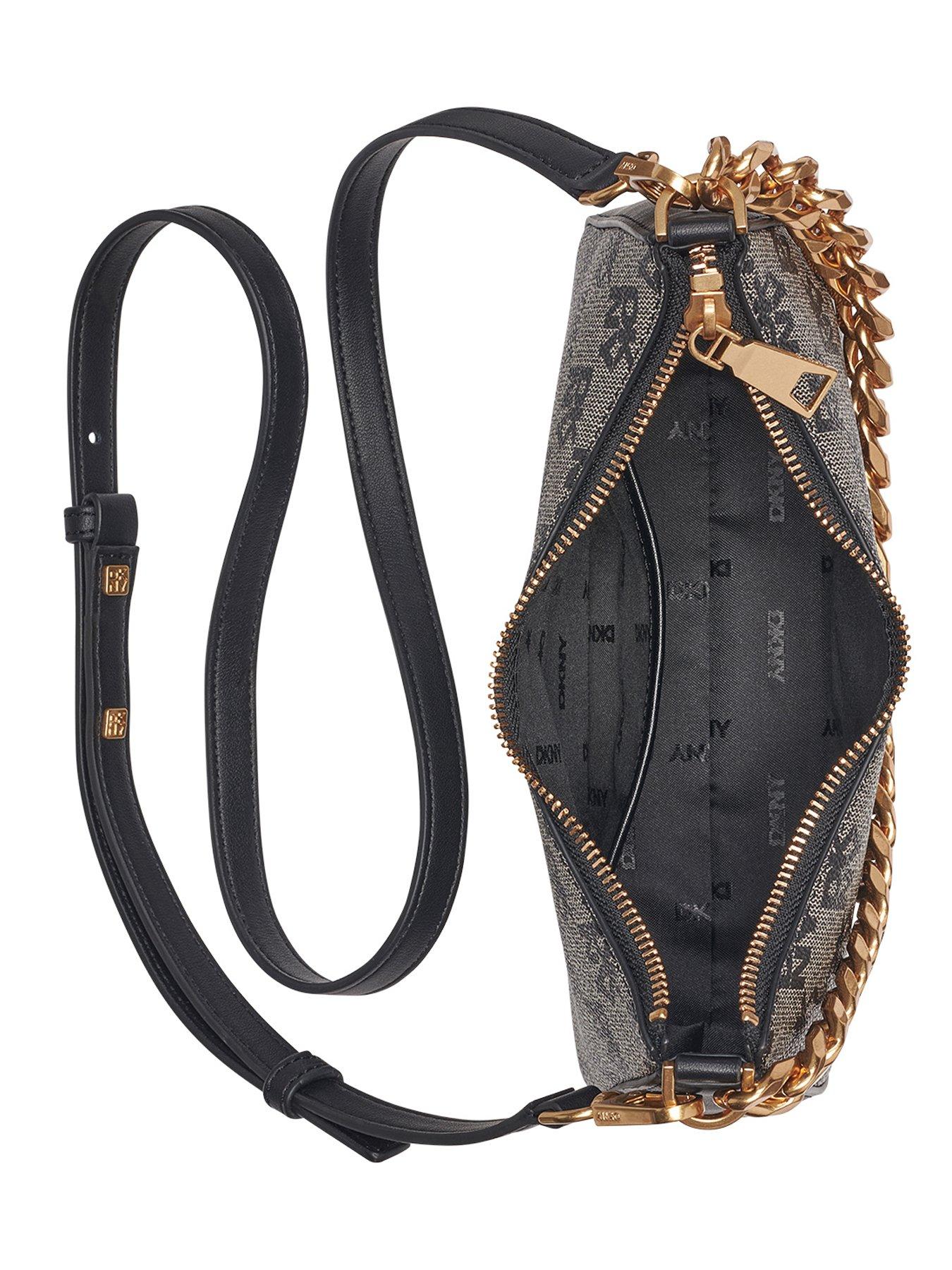  image of dkny-jenna-demi-crossbody-black