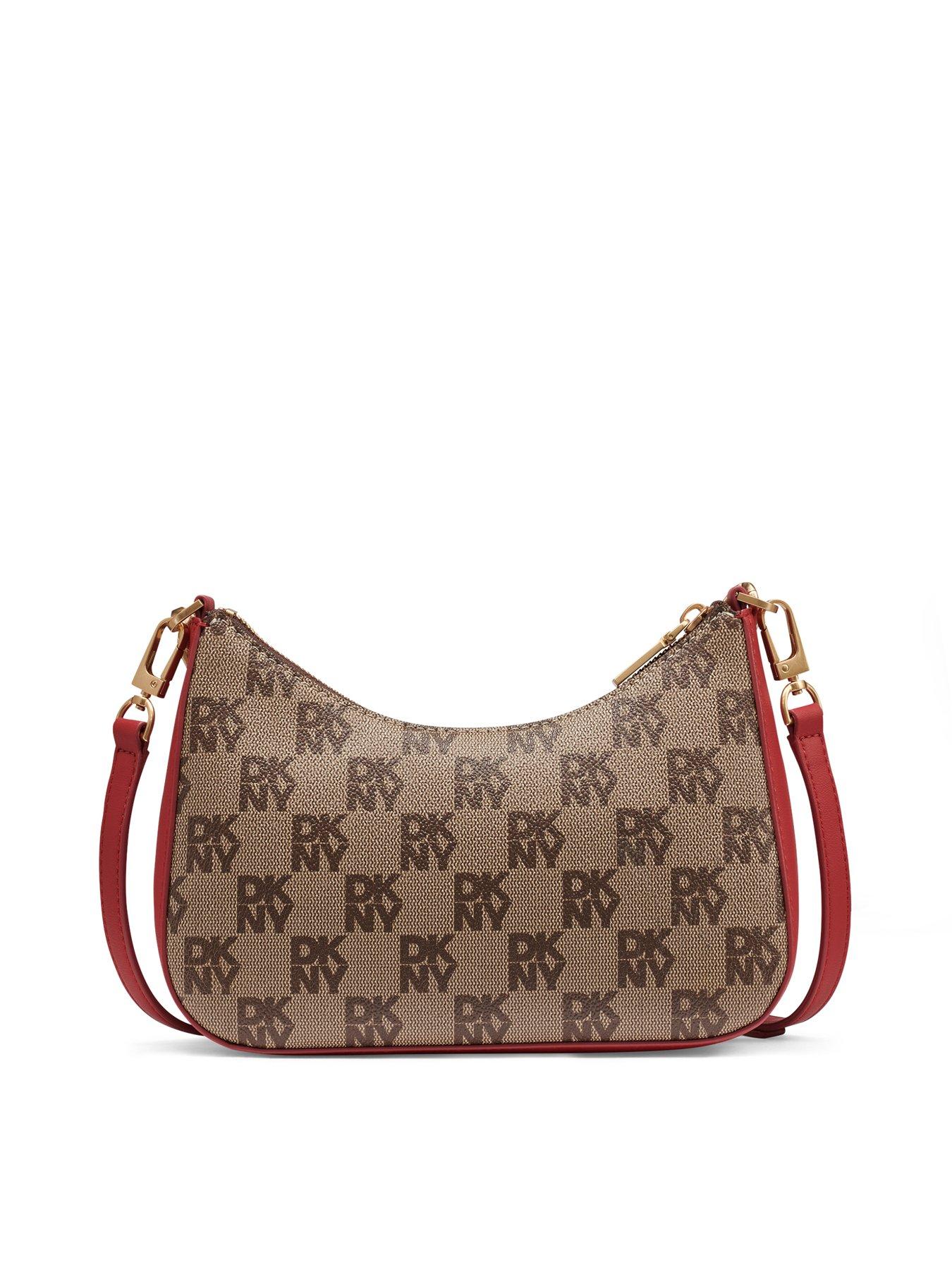 Image 2 of 5 of DKNY Jenna Demi Crossbody - Brown