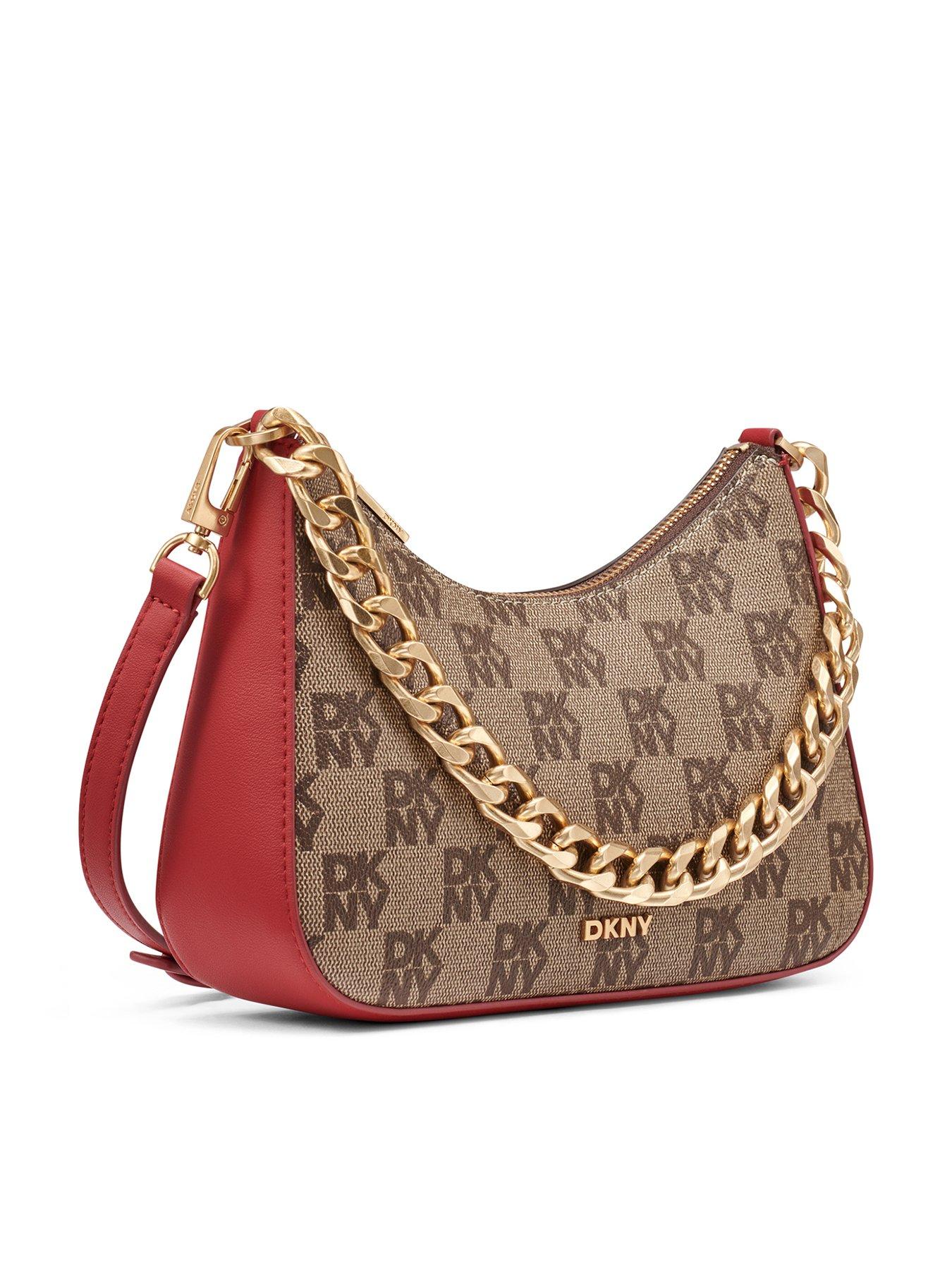  image of dkny-jenna-demi-crossbody-brown