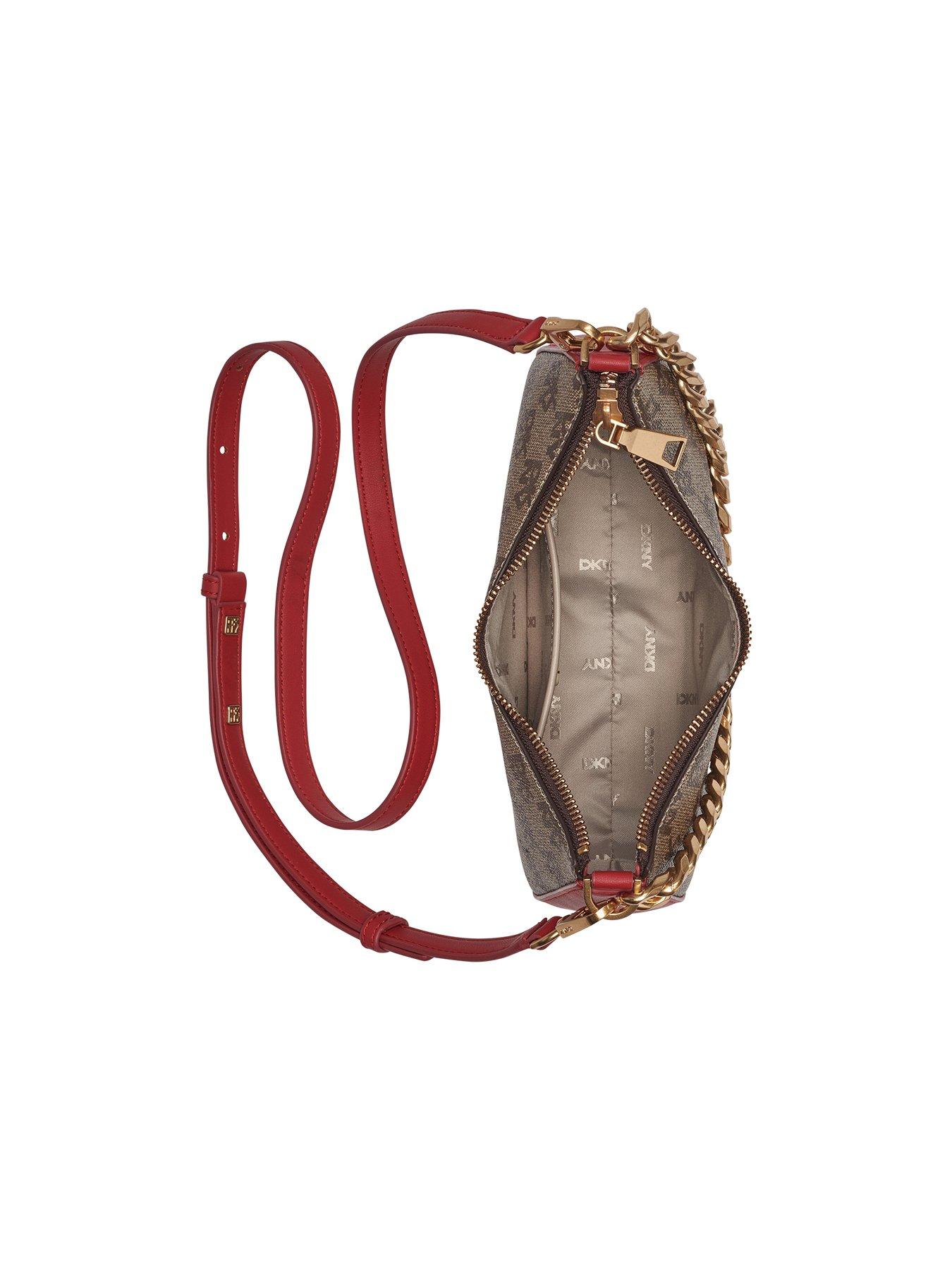  image of dkny-jenna-demi-crossbody-brown