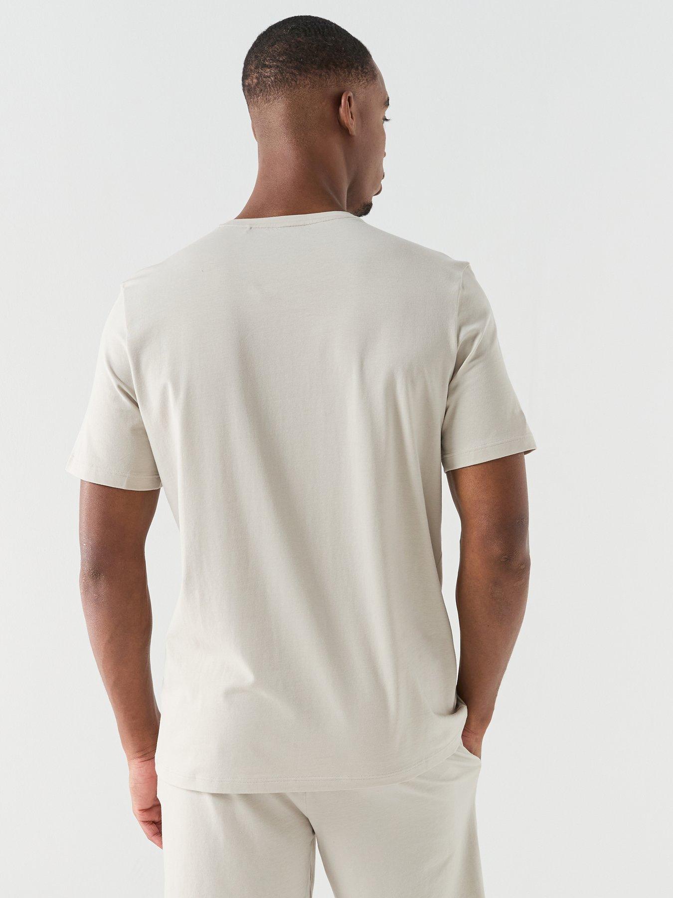 Image 2 of 5 of BOSS Mix &amp; Match Regular Fit Loungewear T-Shirt - Light Grey