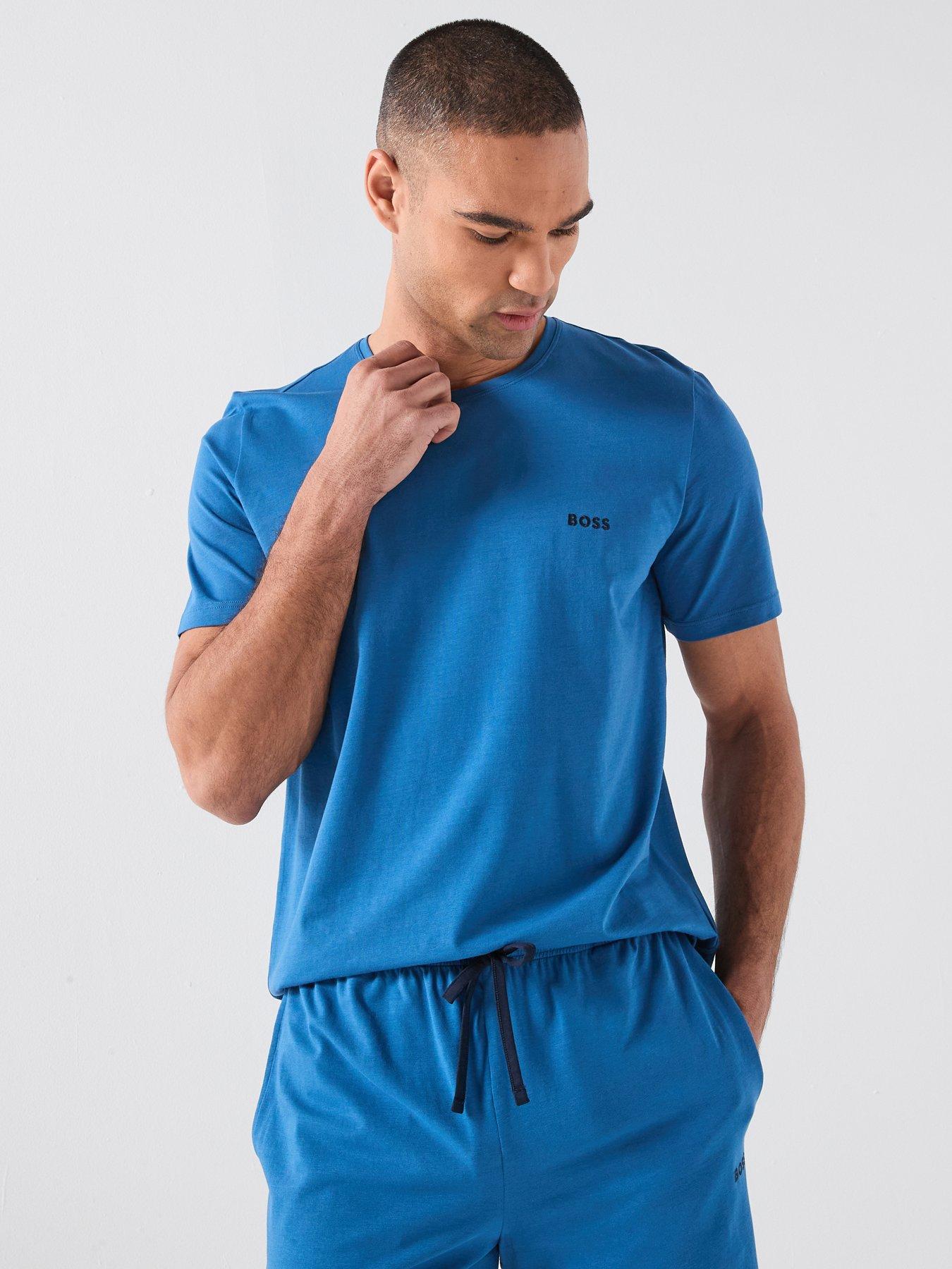 BOSS Mix  &  Match Regular Fit Loungewear T-Shirt - Blue