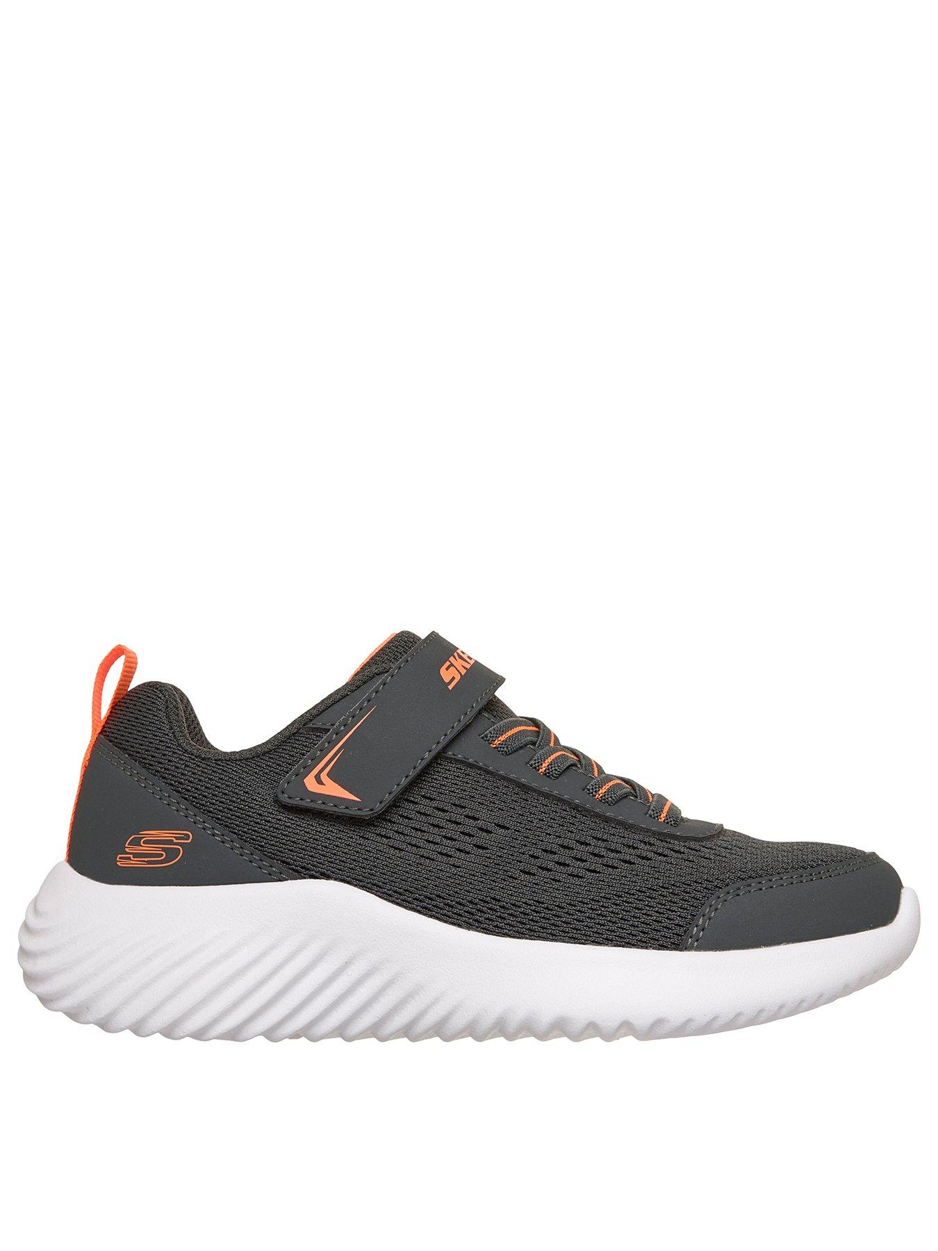 front image of skechers-lightweight-gore-amp-strap-sneaker